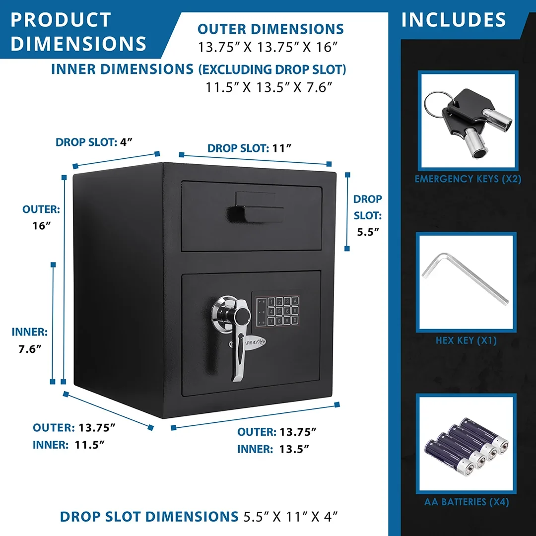 0.72 Cu. ft Keypad Depository Safe | AX11932 - Image 12