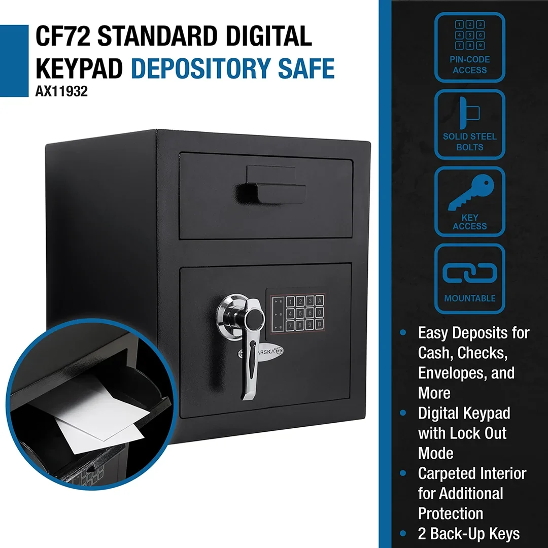 0.72 Cu. ft Keypad Depository Safe | AX11932 - Image 13