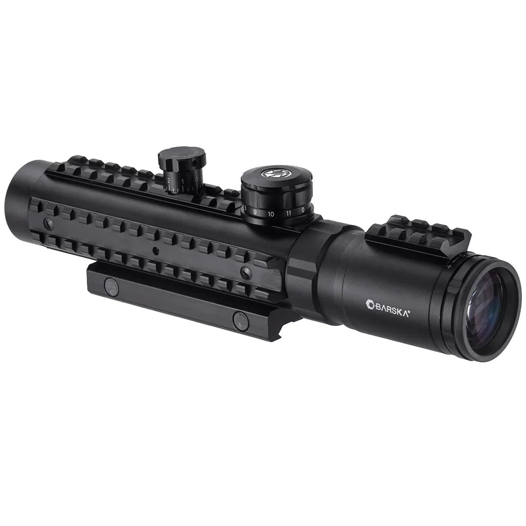 1-3x30mm Electro Sight Cross IR Rifle Scope with Integrated Weaver/Picatinny Rails | AC11396 - Image 4