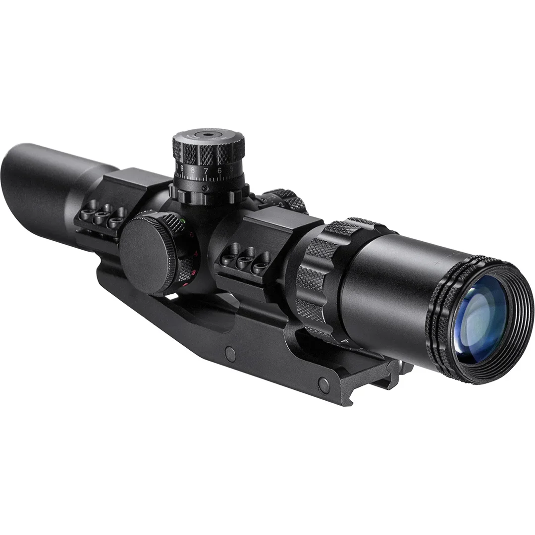 1-4x28mm SWAT-AR IR Mil-Dot Rifle Scope with Cantilever Mount | AC11872 - Image 3