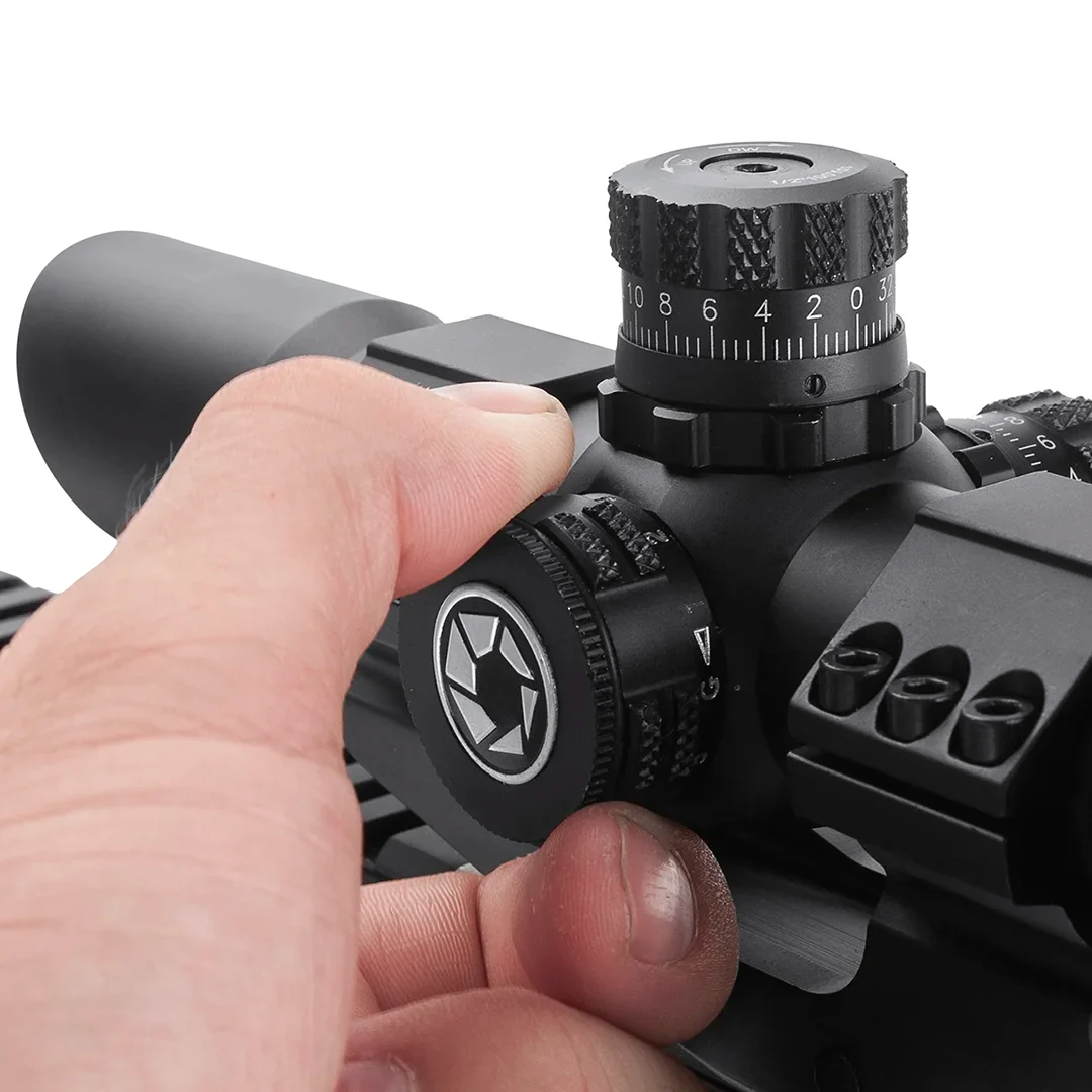 1-4x28mm SWAT-AR IR Mil-Dot Rifle Scope with Cantilever Mount | AC11872 - Image 7