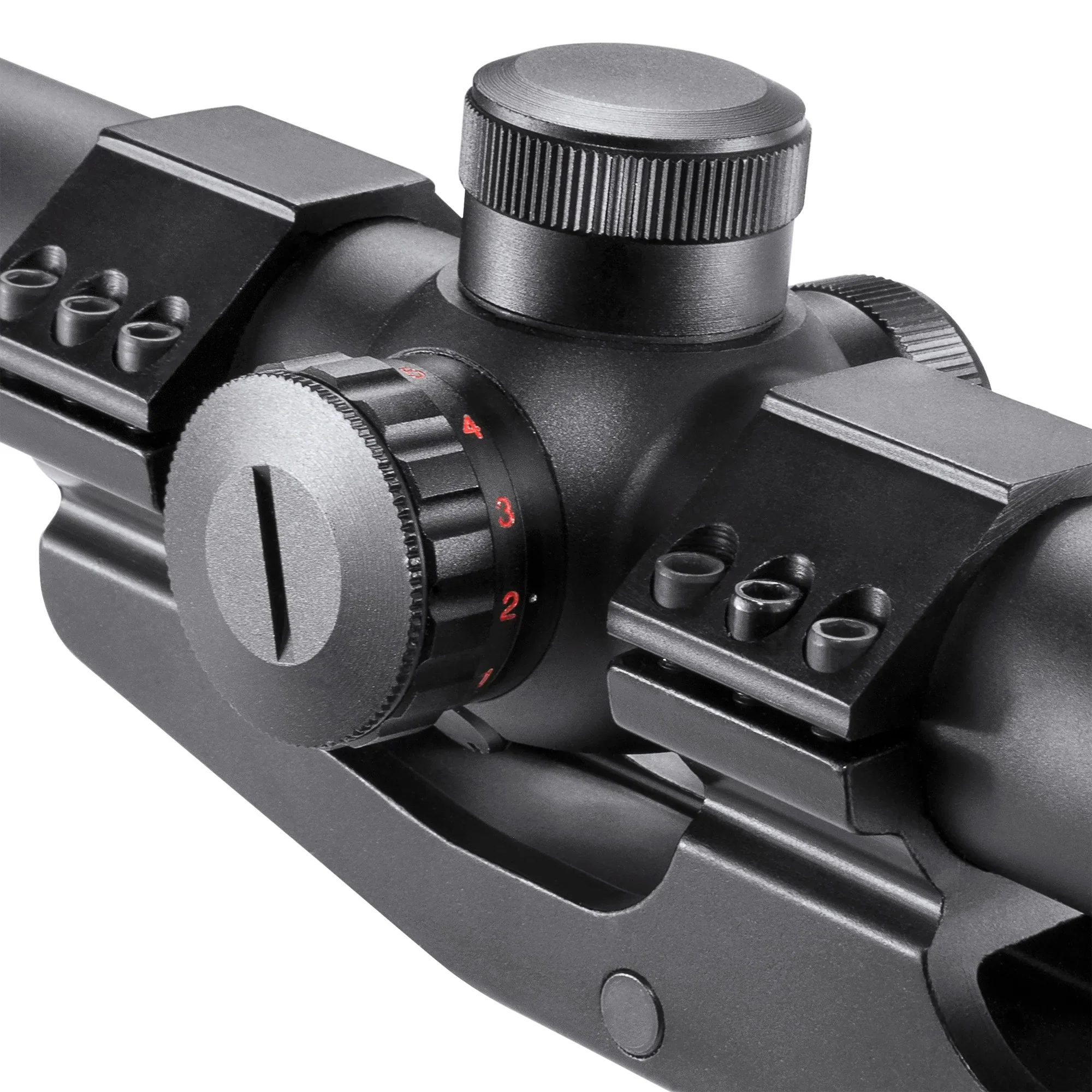 1-6x24mm AR6 IR Mil-Dot Rifle Scope with Cantilever Mount | AC12390 - Image 4