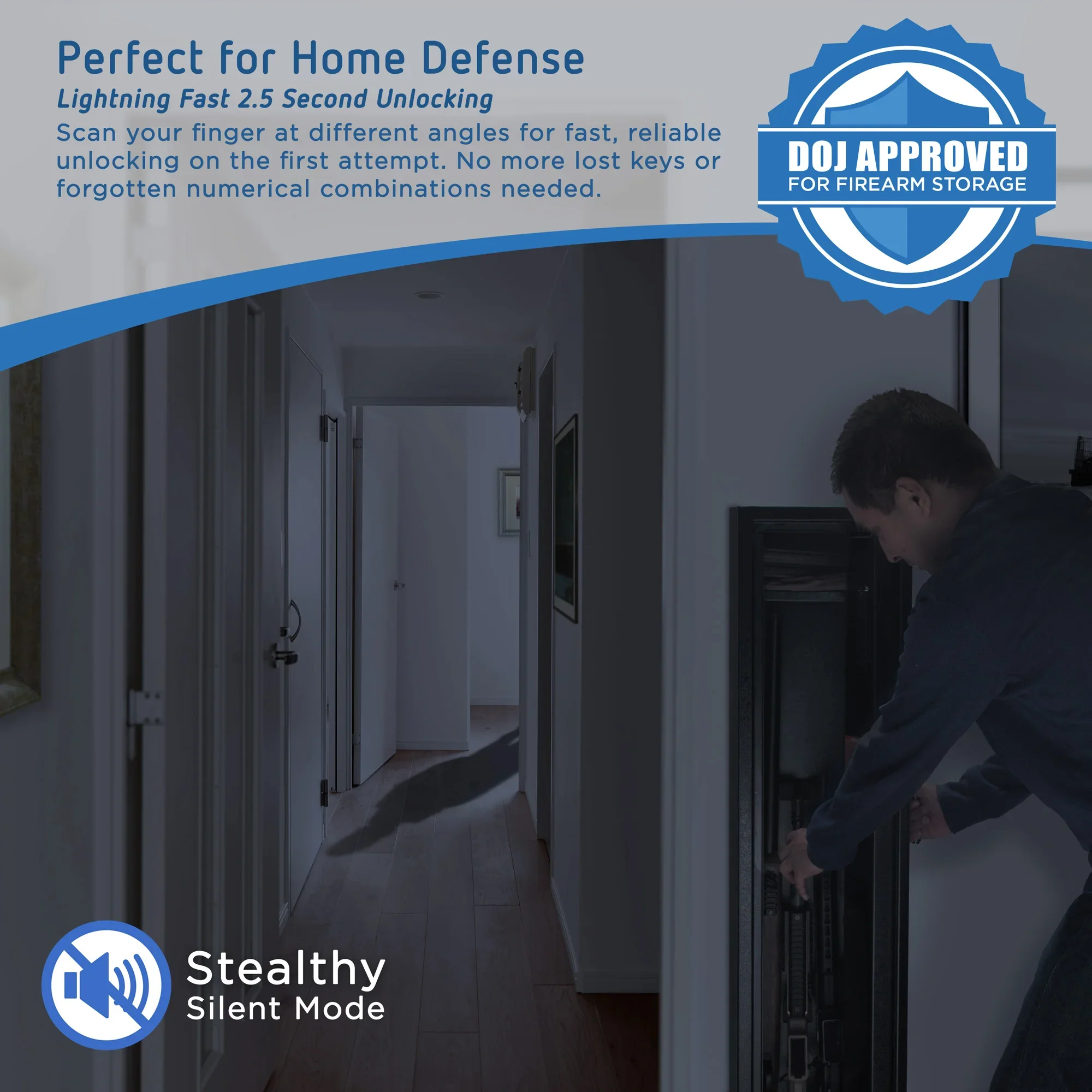1.83 Cu. ft Biometric Safe, DOJ Approved | AX11652 - Image 10
