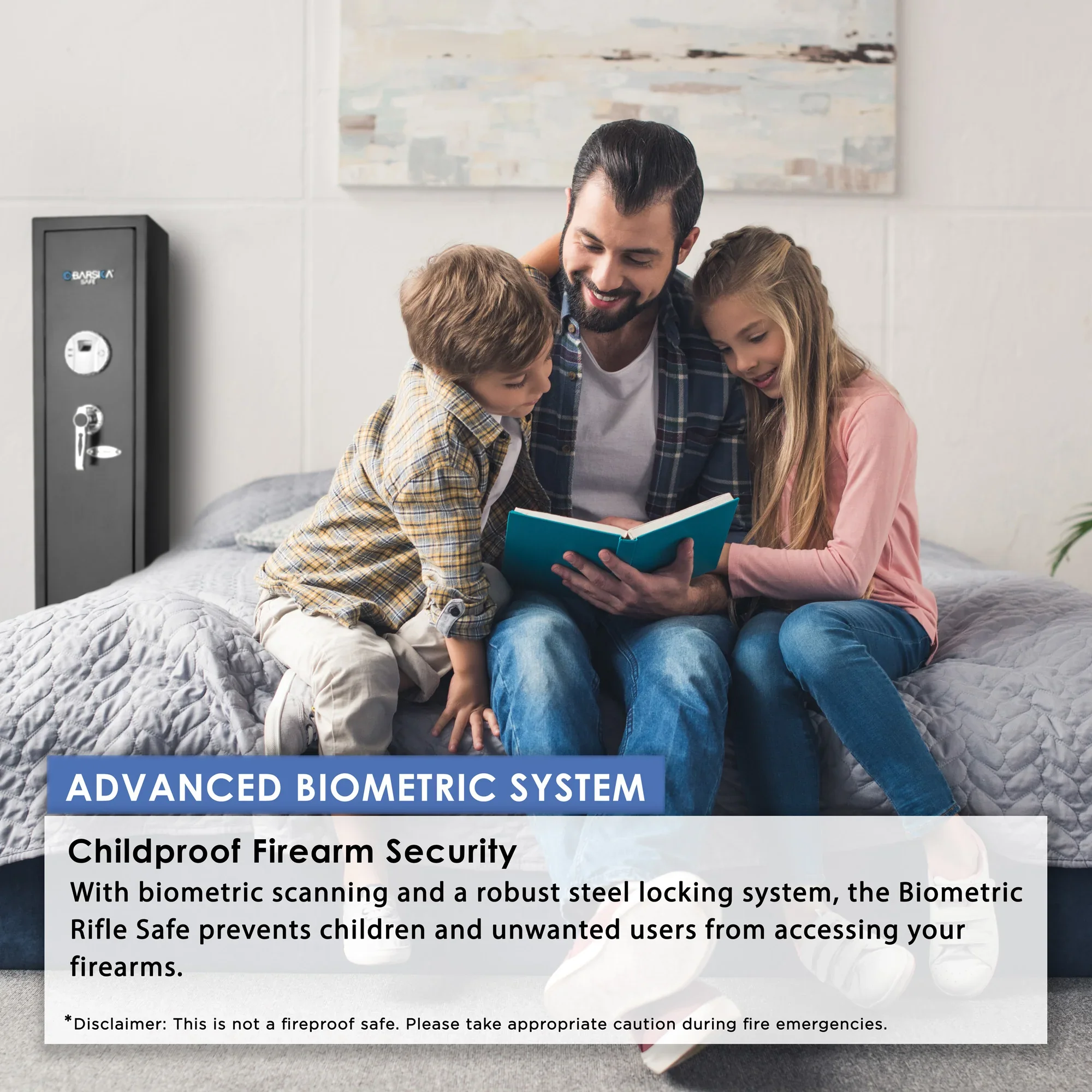 1.83 Cu. ft Biometric Safe, DOJ Approved | AX11652 - Image 8