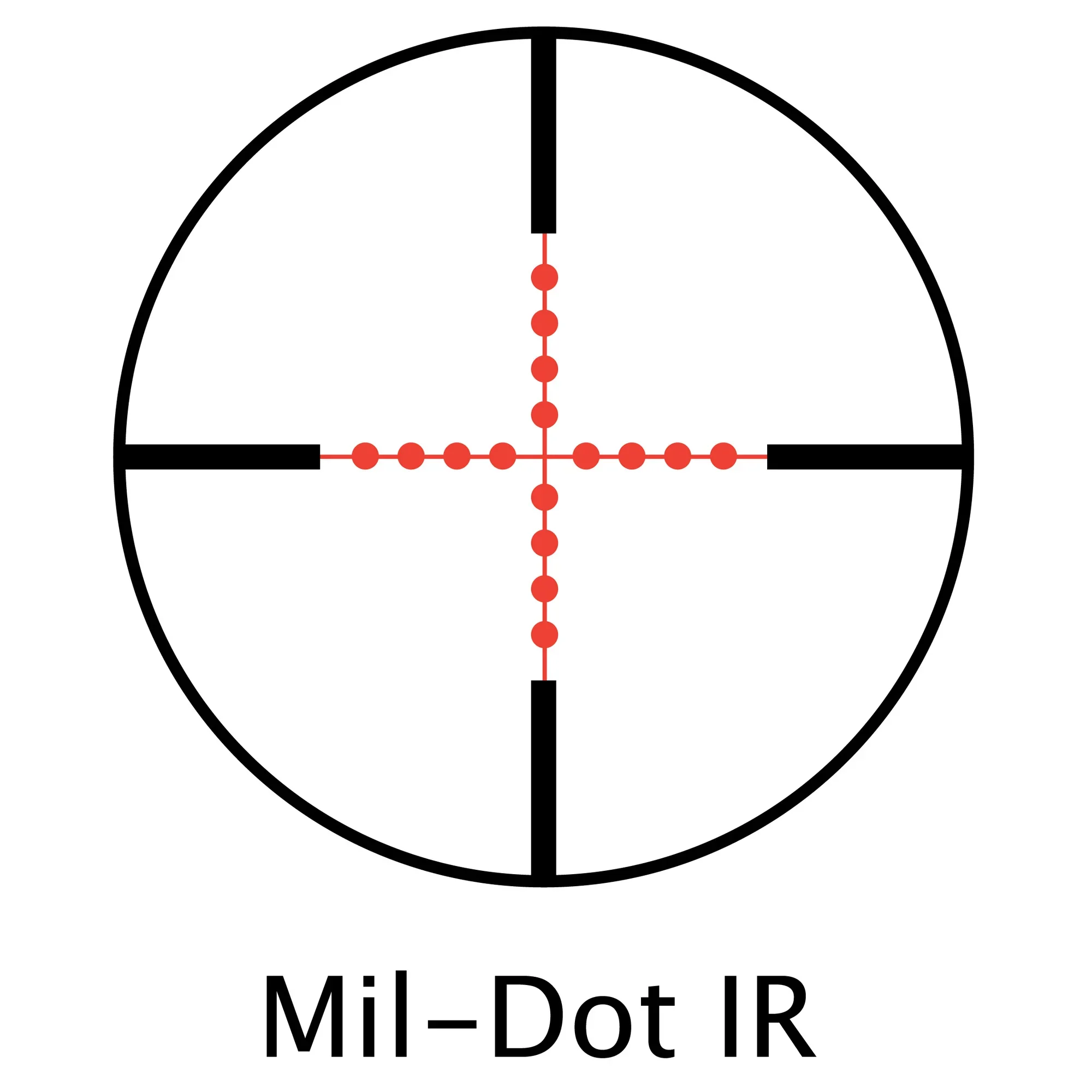 10-40x50mm SWAT IR Mil-Dot Rifle Scope with Rings and Sun Shade | AC10550 - Image 2