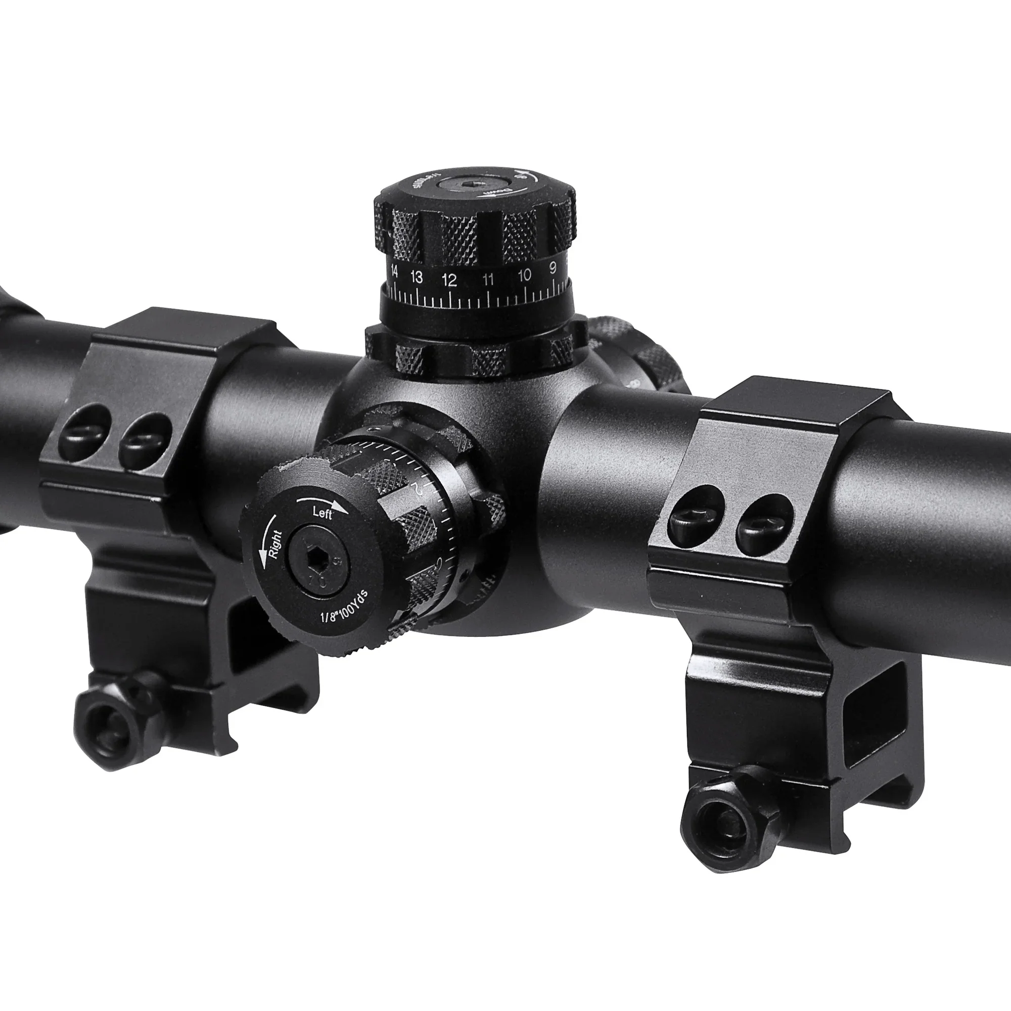 10-40x50mm SWAT IR Mil-Dot Rifle Scope with Rings and Sun Shade | AC10550 - Image 5