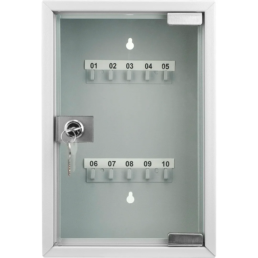 10 Capacity Fixed Position Key Cabinet with Glass Door | CB12986 - Image 3
