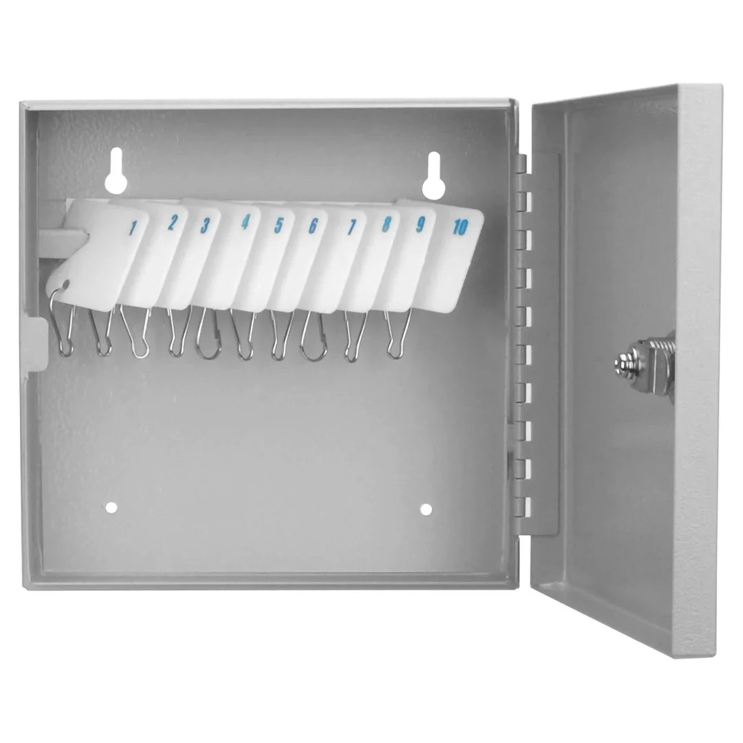 10 Capacity Fixed Position Key Cabinet with Key Lock, White Tags | CB13362 - Image 5
