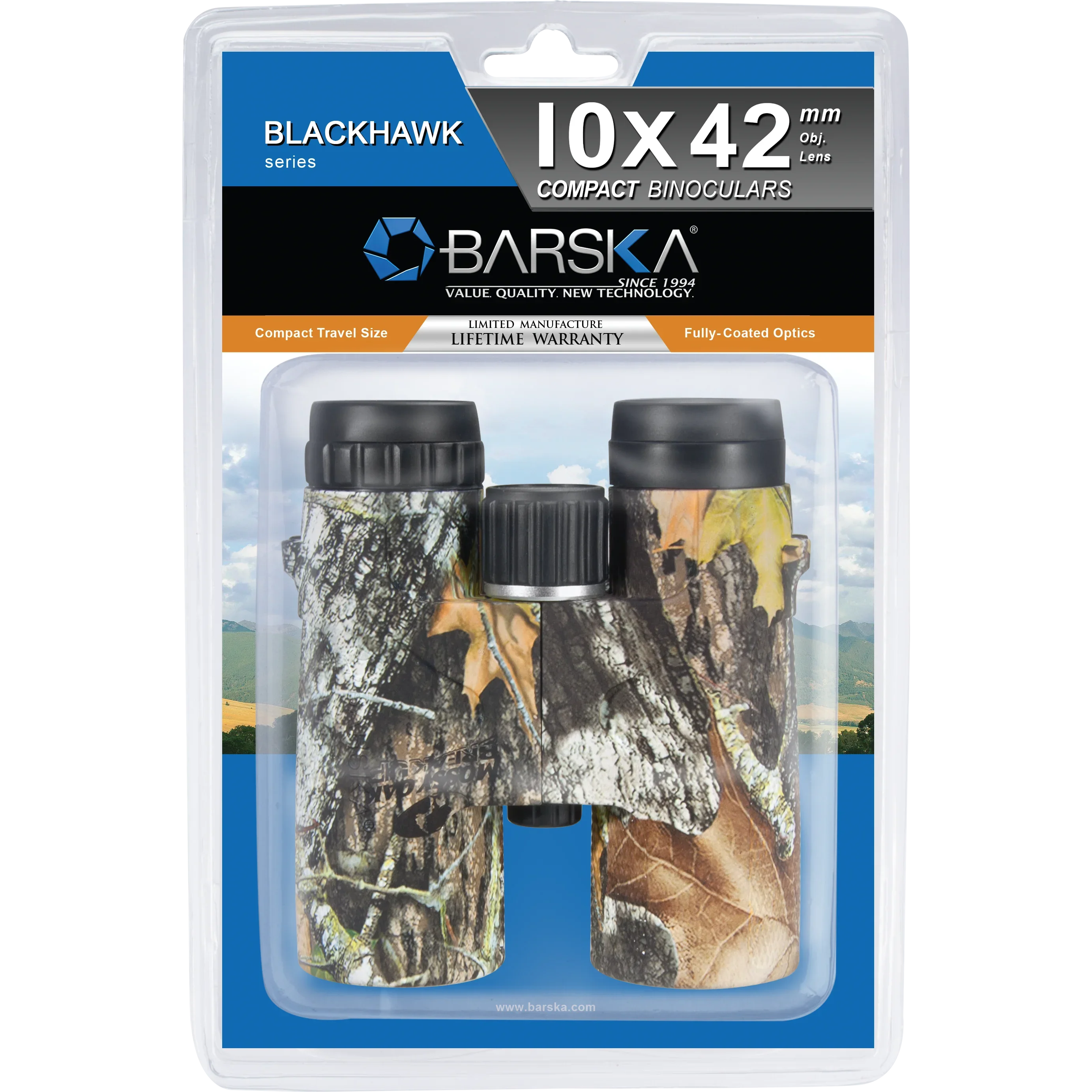 10x42mm Blackhawk Waterproof Binoculars Mossy Oak® Break-Up® Camo (Clam Pack) | AB11851 - Image 8