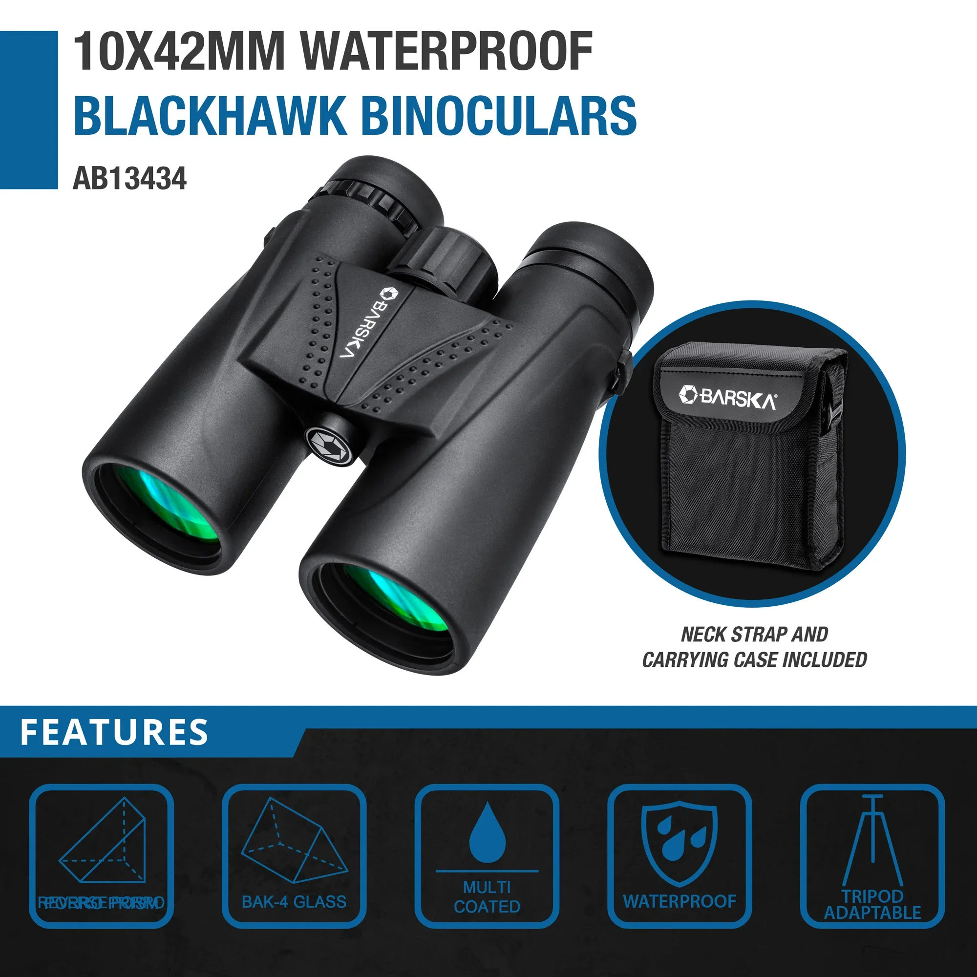10x42mm Blackhawk Waterproof Binoculars | AB13434 - Image 6