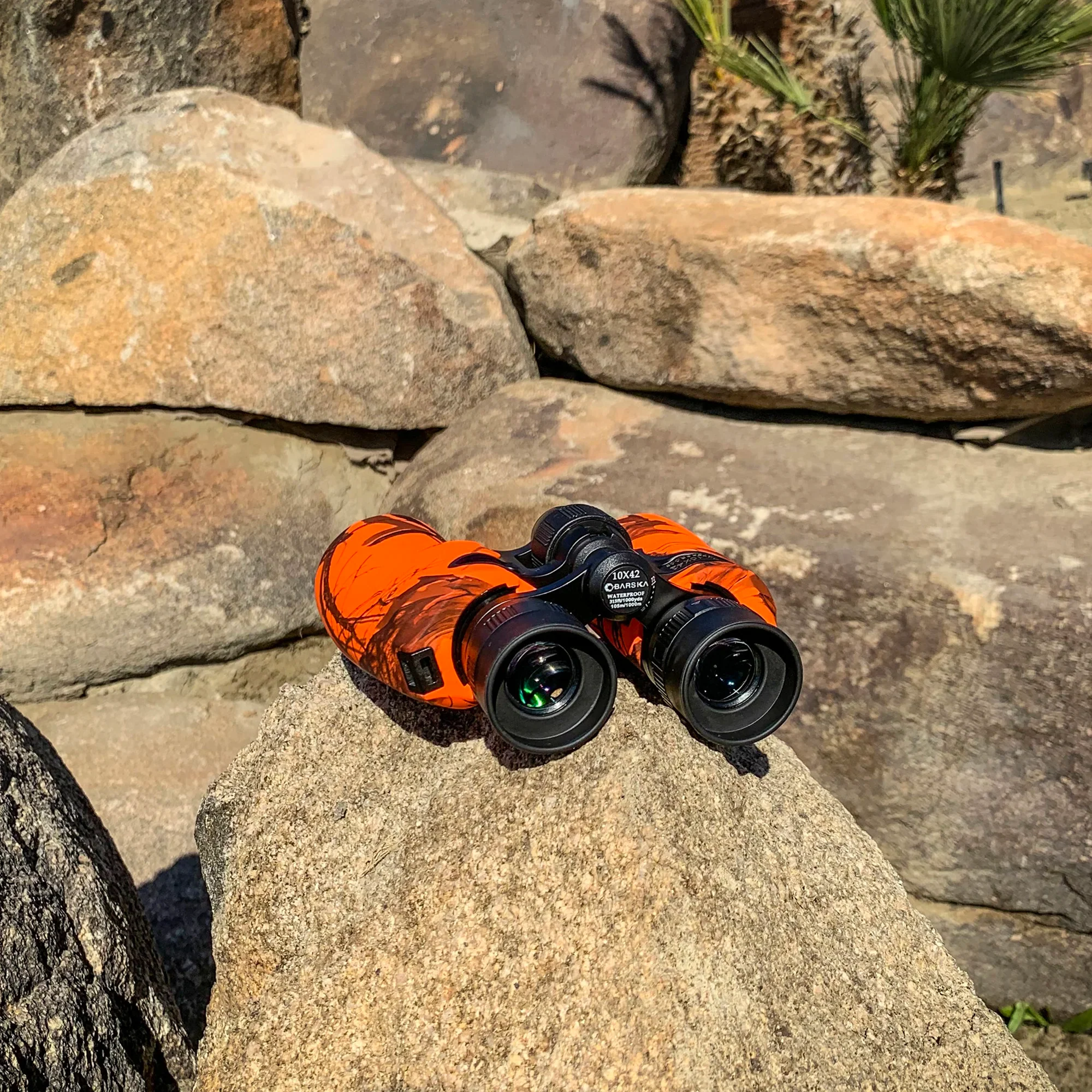 10x42mm Crossover Waterproof Binoculars, Mossy Oak® Blaze® Camo | AB13437 - Image 12