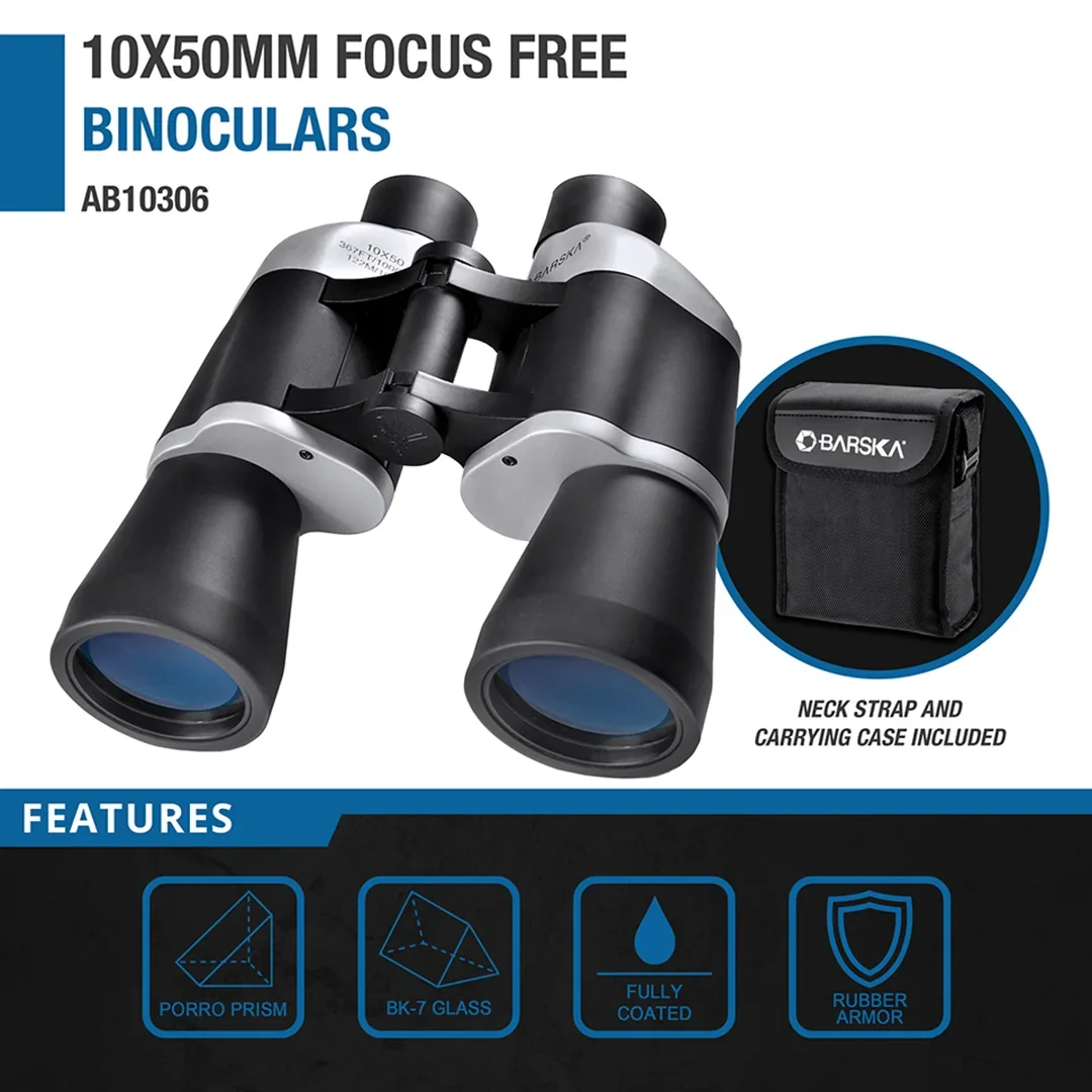 10x50mm Focus Free Binoculars | AB10306 - Image 4