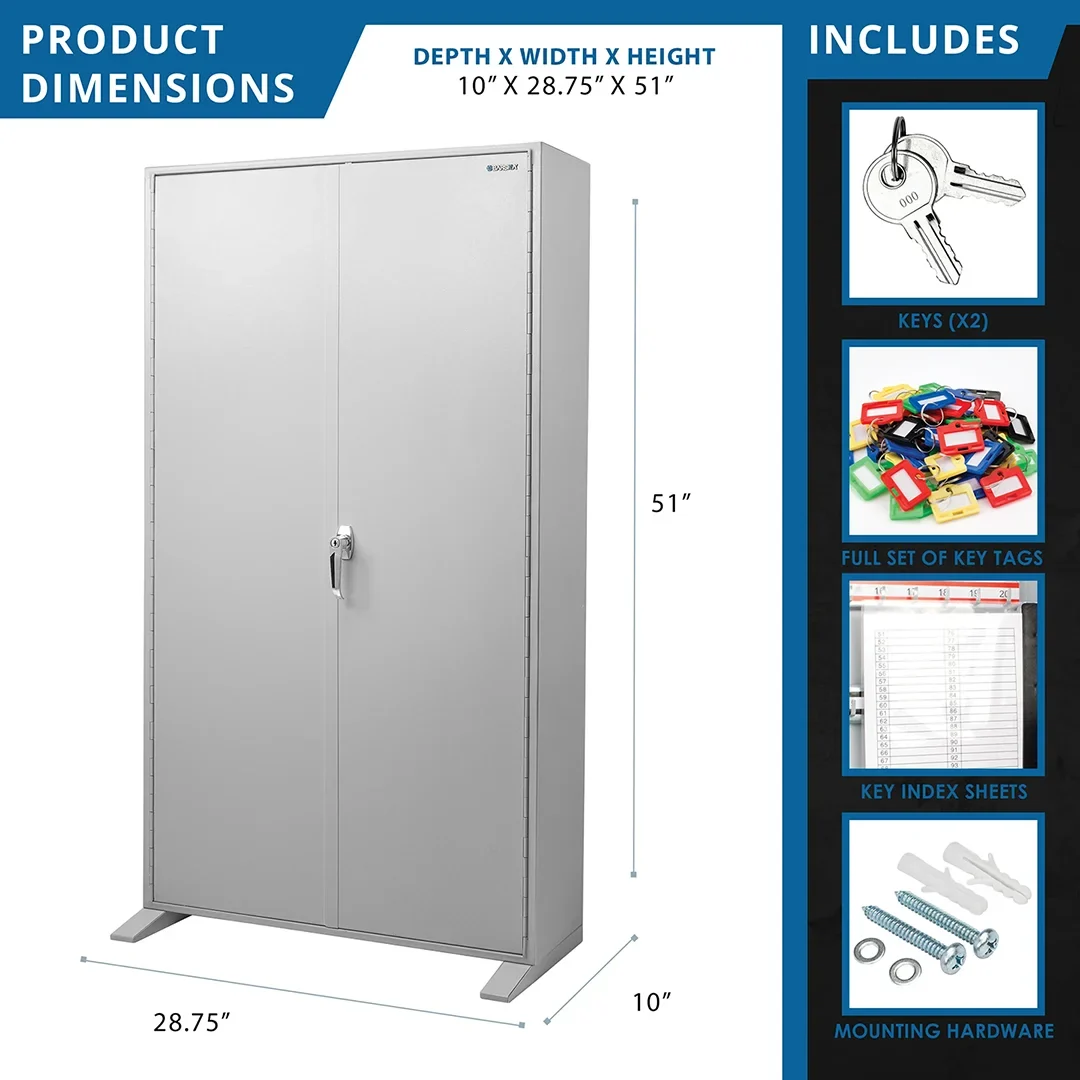 1170 Capacity Adjustable Key Cabinet with Key Lock | CB12960 - Image 10