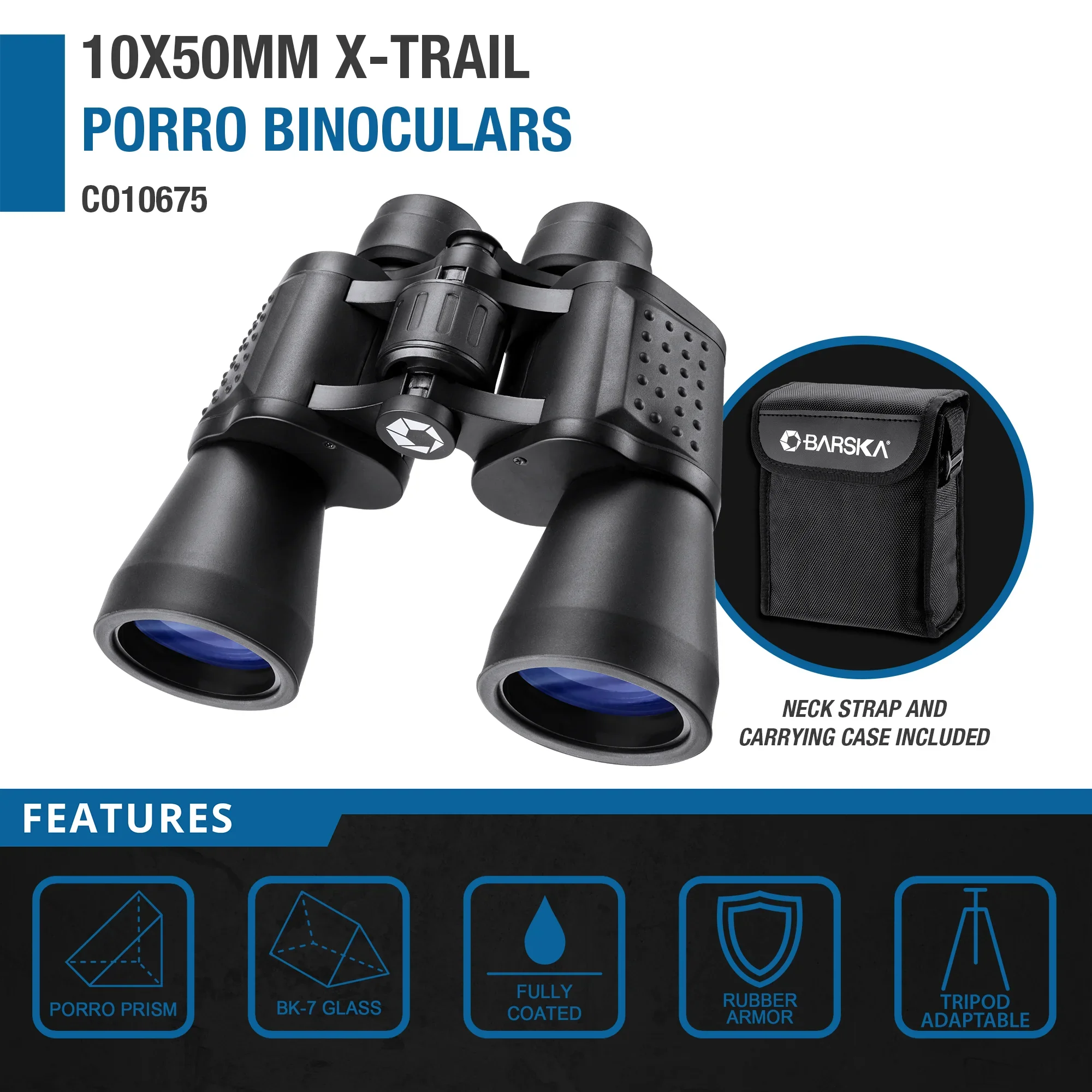 12x50 X-Trail Porro Binoculars | CO10675 - Image 5