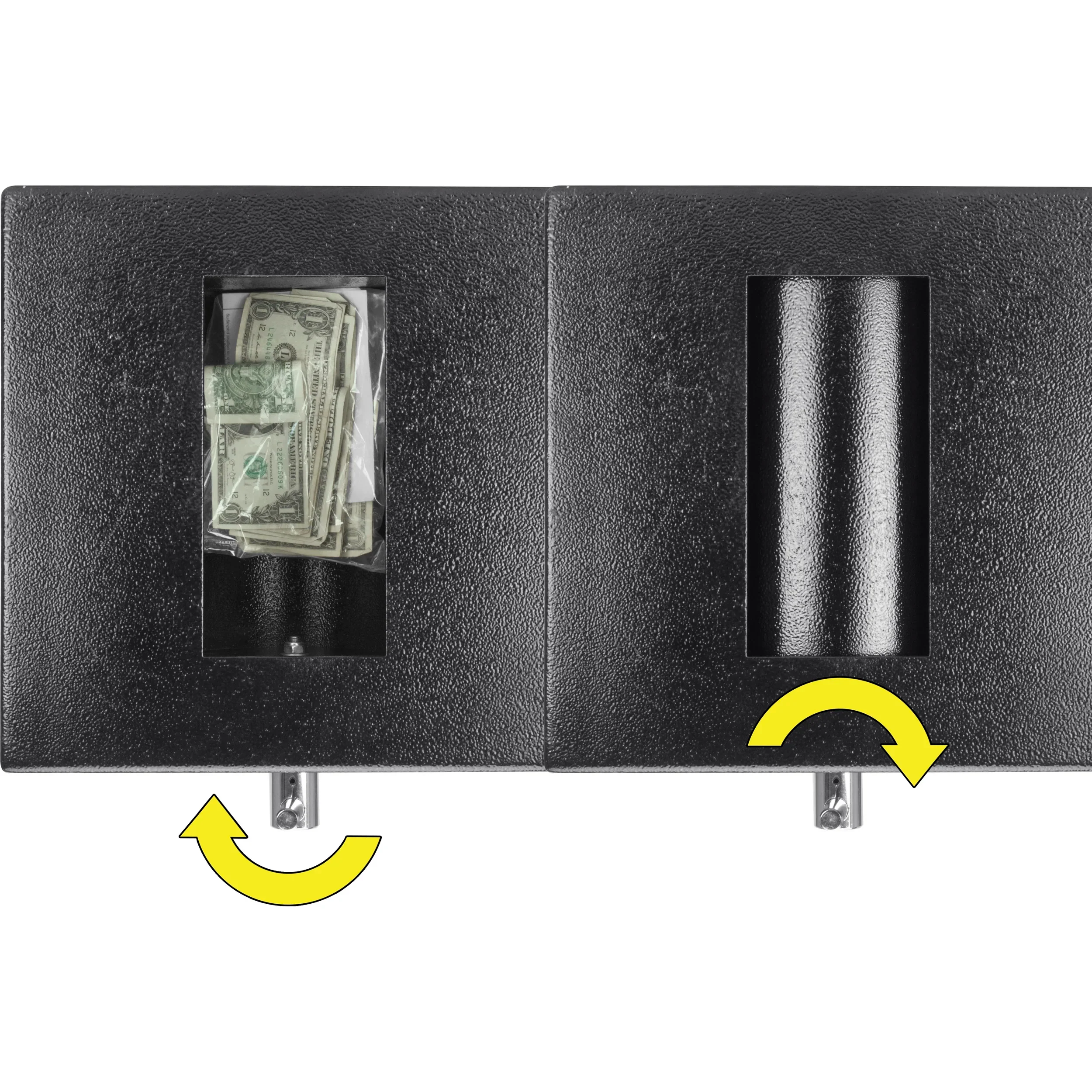 2.58/4.68 Cu. ft Dual Compartment Rotary Hopper Keypad Depository Safe | AX13522 - Image 5