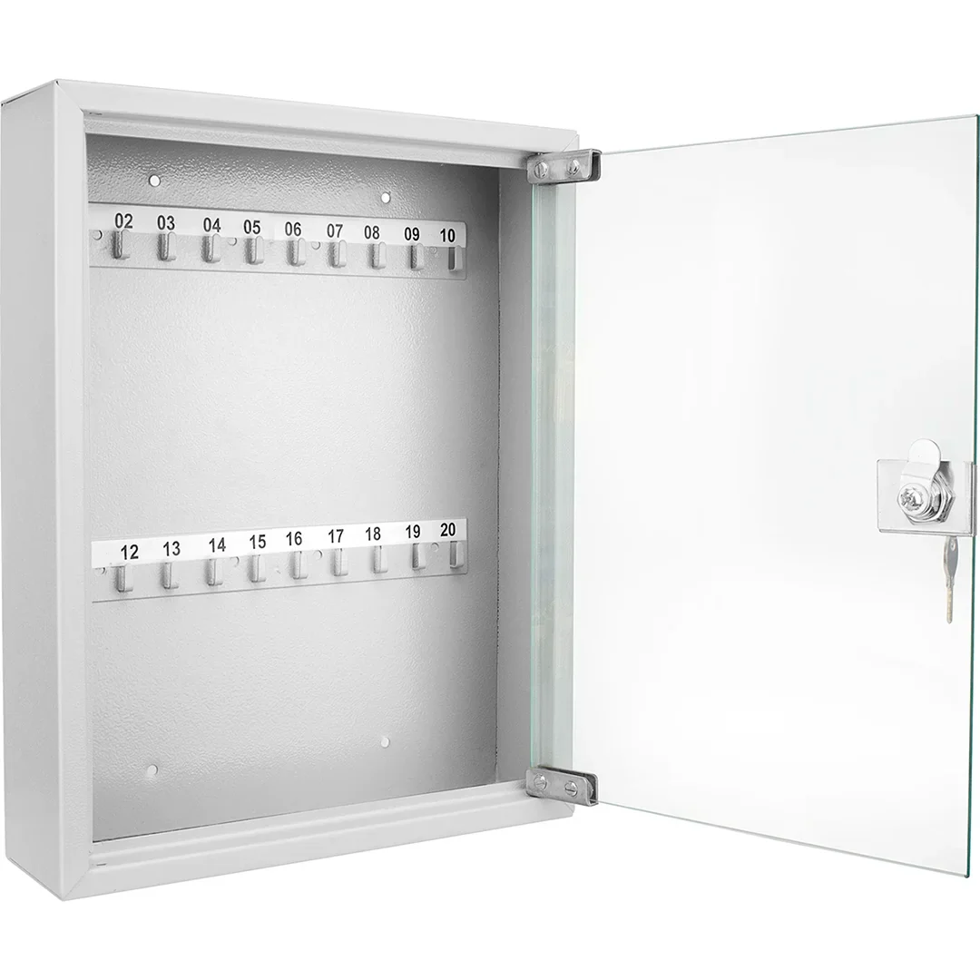 20 Capacity Fixed Position Key Cabinet with Glass Door | CB12952 - Image 3
