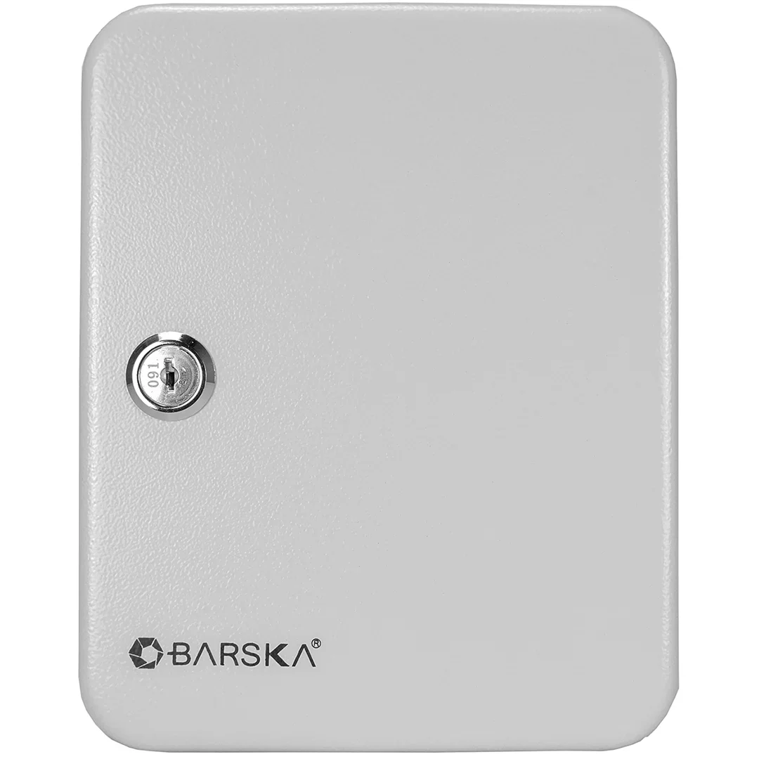 20 Capacity Fixed Position Key Cabinet with Key Lock, Grey | CB12482 - Image 4