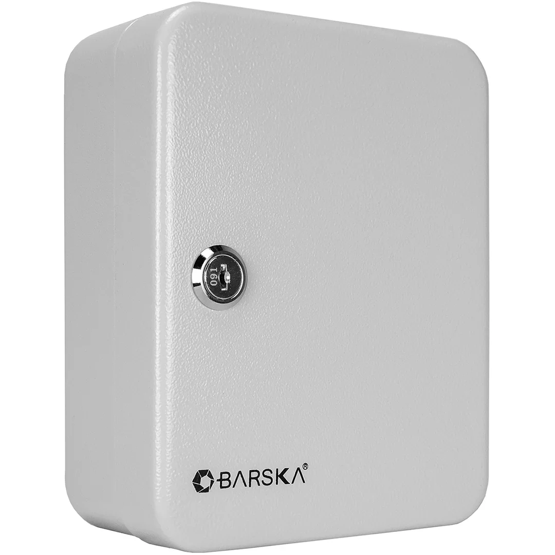 20 Capacity Fixed Position Key Cabinet with Key Lock, Grey | CB12482 - Image 6