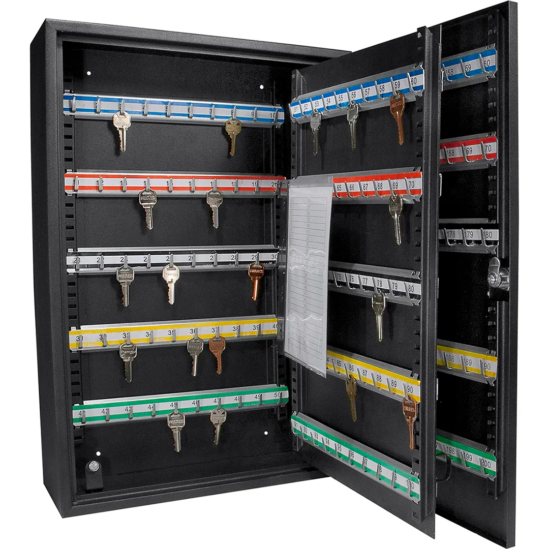 200 Capacity Adjustable Key Cabinet with Key Lock | AX11824
