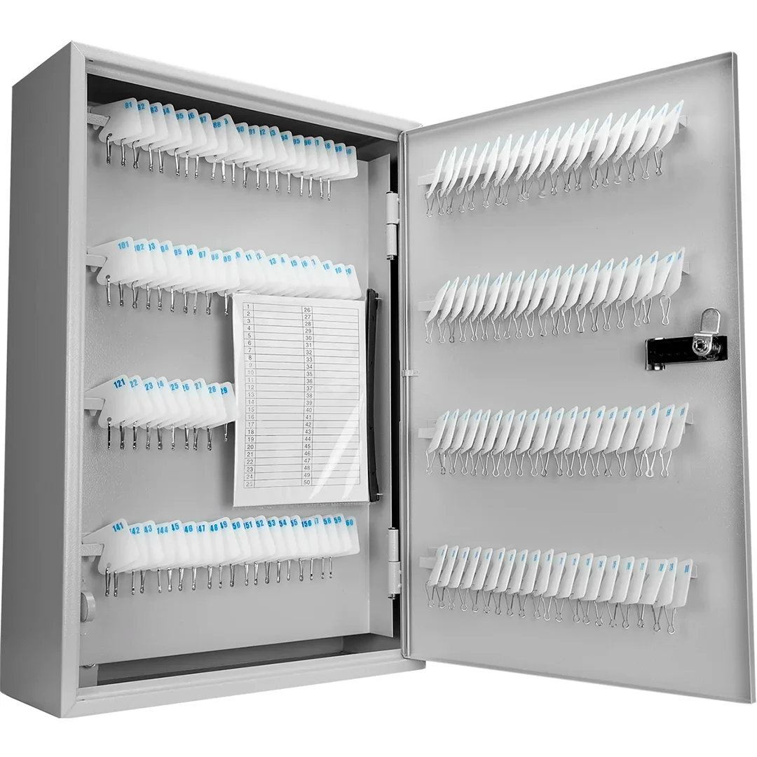 240 Capacity Fixed Position Key Cabinet with Combination & Key Lock, White Tags | CB13600 - Image 6