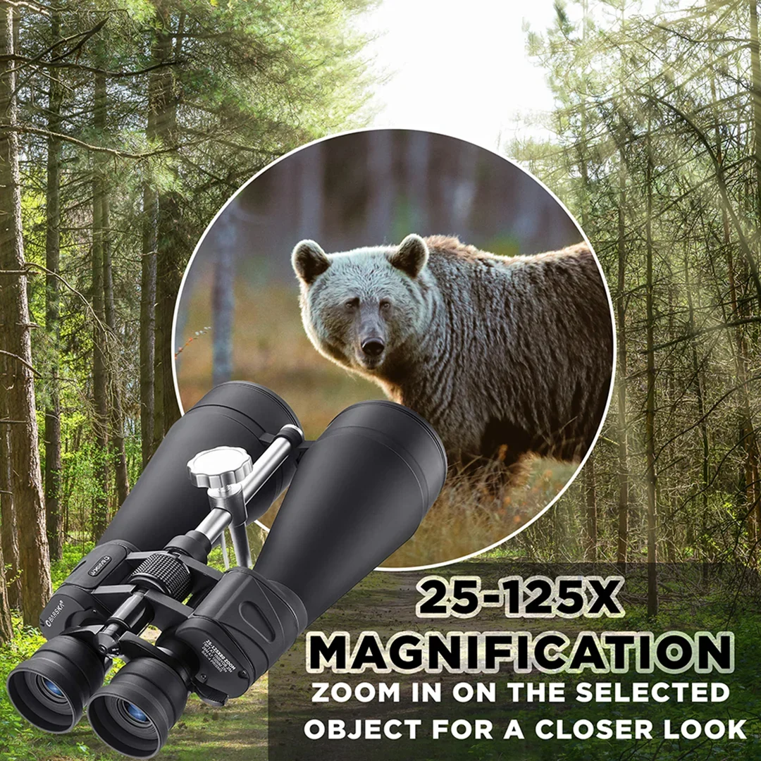 25-125x80mm Gladiator Long Distance Viewing Zoom Binoculars | AB10594 - Image 11