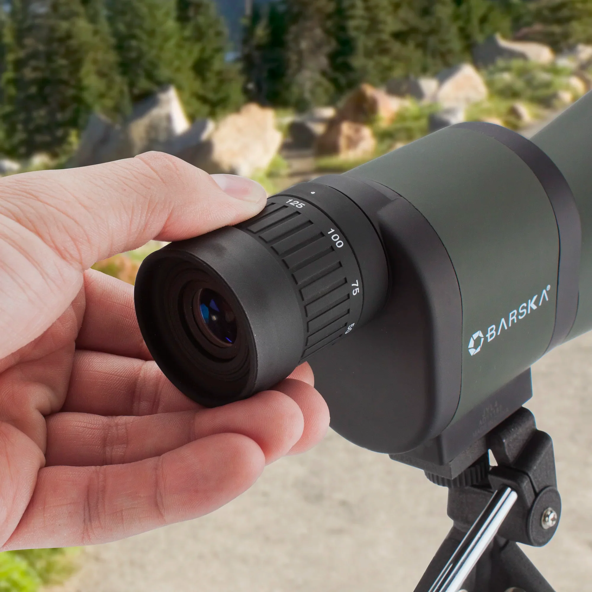 25-125x88mm Benchmark Waterproof Straight Spotting Scope | AD11182 - Image 10