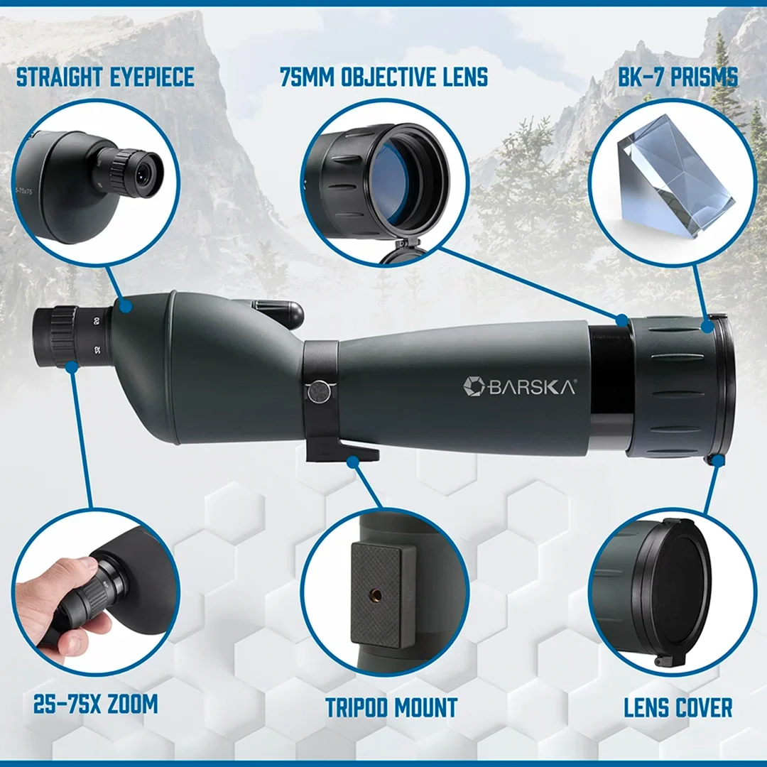 25-75x75mm Colorado Straight Spotting Scope | CO10998 - Image 7