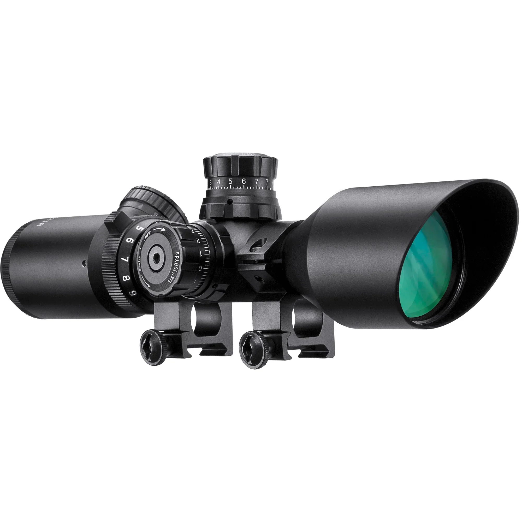 3-9x42mm Sniper IR Mil-Dot Rifle Scope with Rings | AC11668 - Image 7