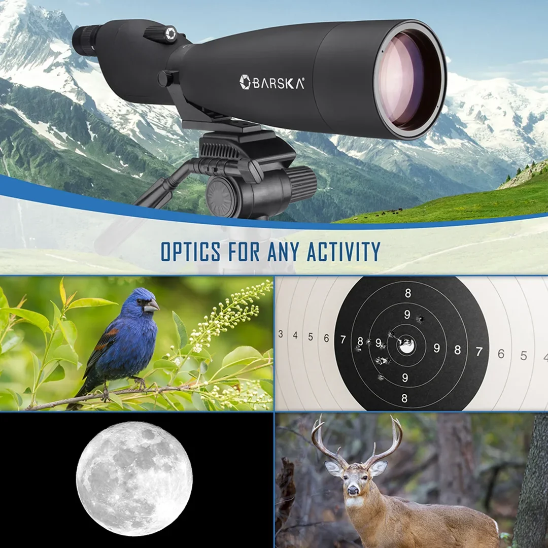 30-90x90mm Colorado Waterproof Straight Spotting Scope with Full Tripod Combo | DA12194 - Image 17