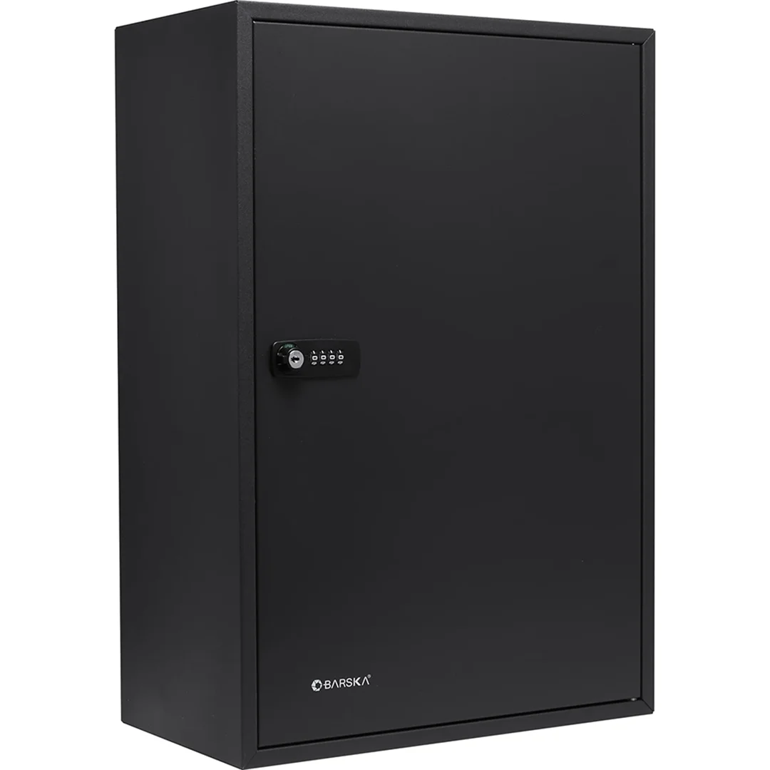 300 Capacity Adjustable Key Cabinet with Combination & Key Lock, Black | CB13352 - Image 4