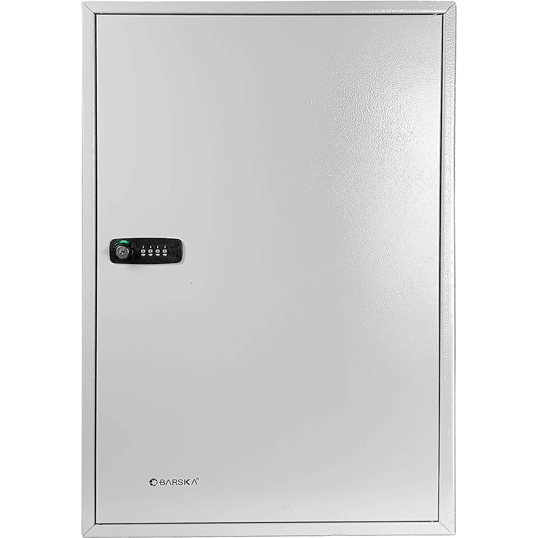300 Capacity Adjustable Key Cabinet with Combination & Key Lock, Grey | CB13562 - Image 3