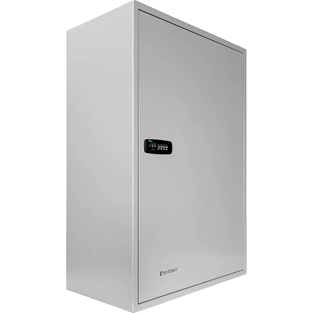 300 Capacity Adjustable Key Cabinet with Combination & Key Lock, Grey | CB13562 - Image 4