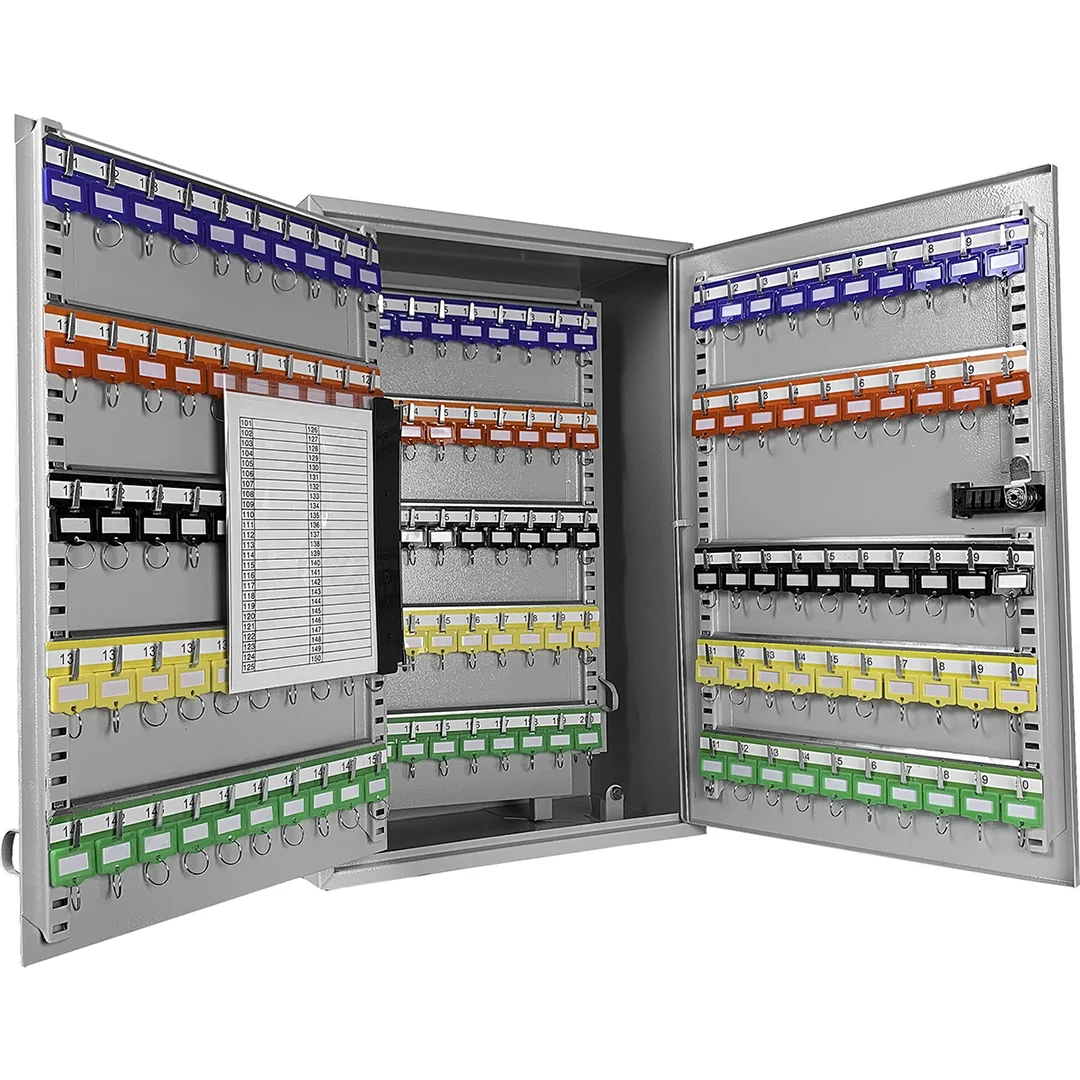 300 Capacity Adjustable Key Cabinet with Combination & Key Lock, Grey | CB13562 - Image 5