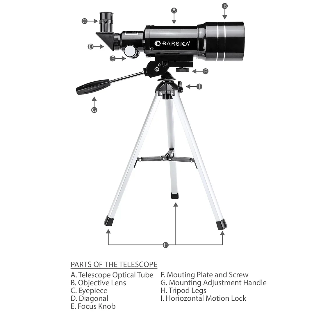 30070 - 225 Power Starwatcher Refractor Telescope with Table Top Mount | AE12932 - Image 5