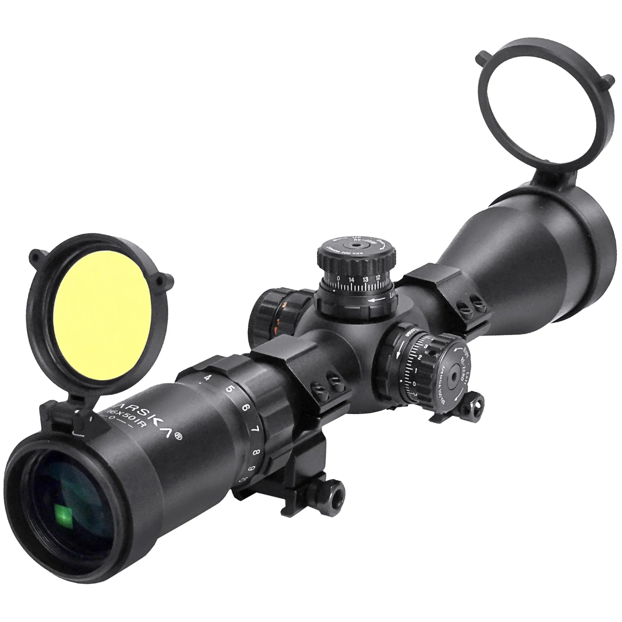 4-16x50mm Tactical First Focal Plane IR Trace MOA Rifle Scope with Rings | AC13348 - Image 5