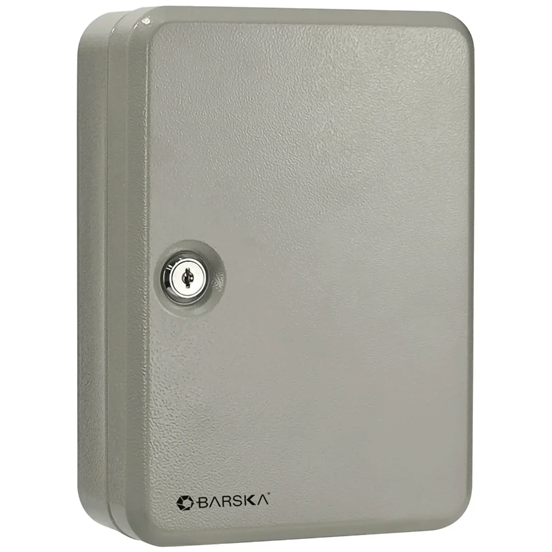 48 Capacity Fixed Position Key Cabinet with Key Lock, Grey | AX11692 - Image 2