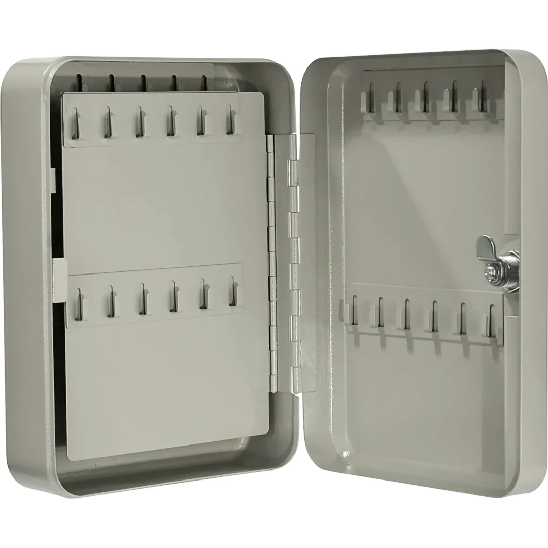 48 Capacity Fixed Position Key Cabinet with Key Lock, Grey | AX11692 - Image 3
