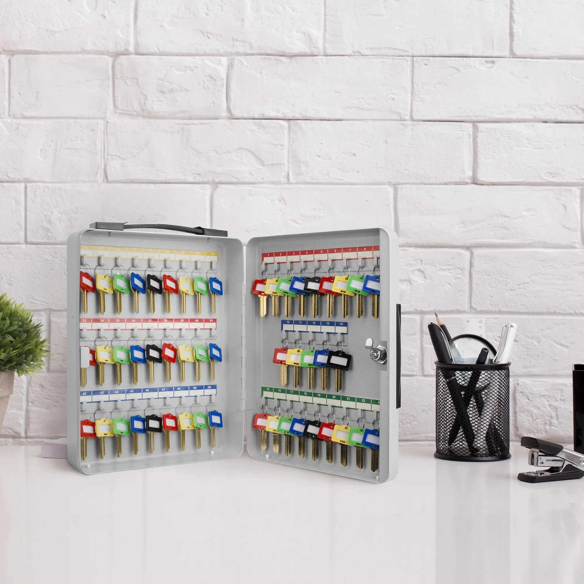 50 Capacity Portable Key Cabinet with Key Lock | CB12948 - Image 9