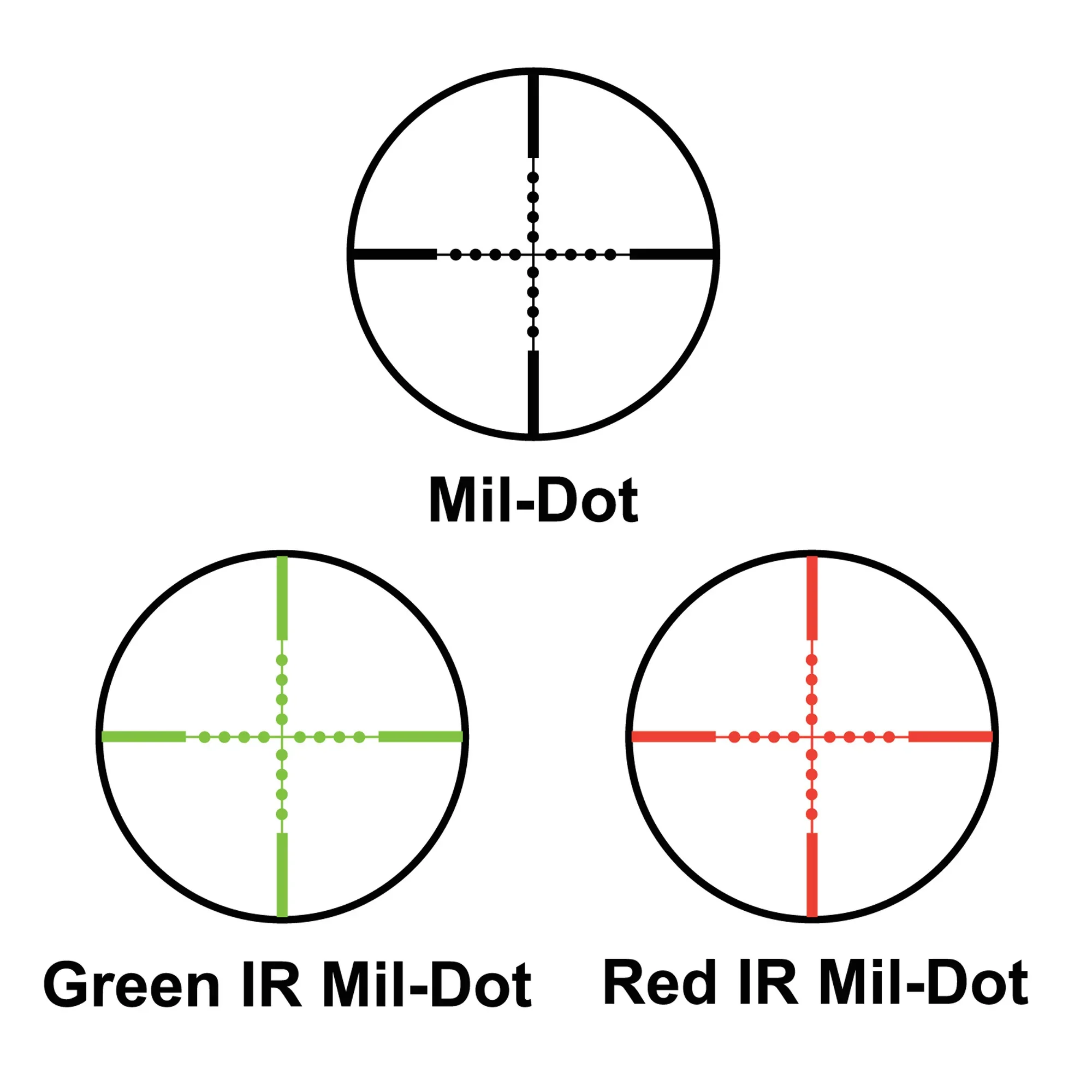 6-24x50mm Sniper IR Mil-Dot Rifle Scope with Rings | AC11672 - Image 2