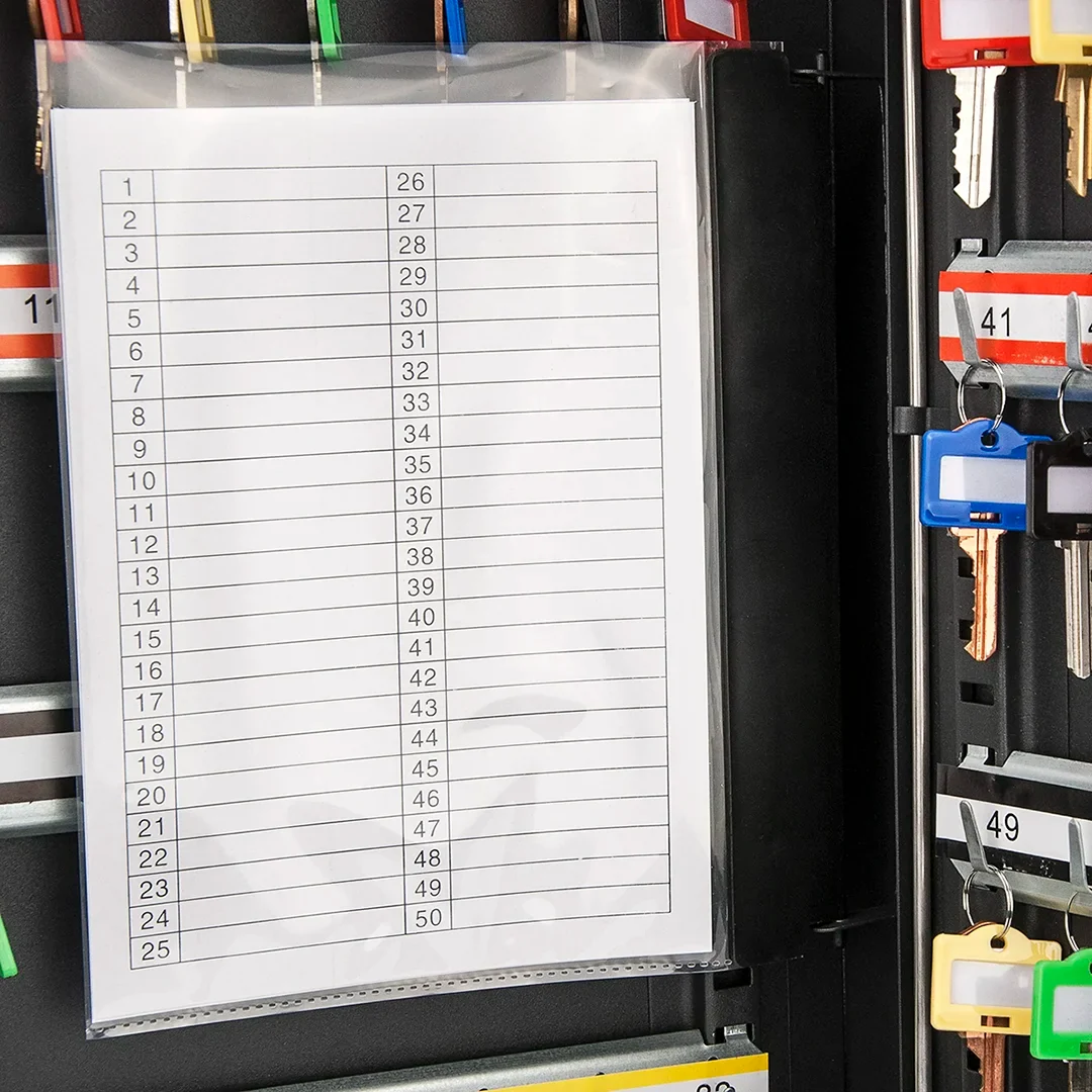 64 Capacity Adjustable Key Cabinet with Key Lock | CB12486 - Image 6