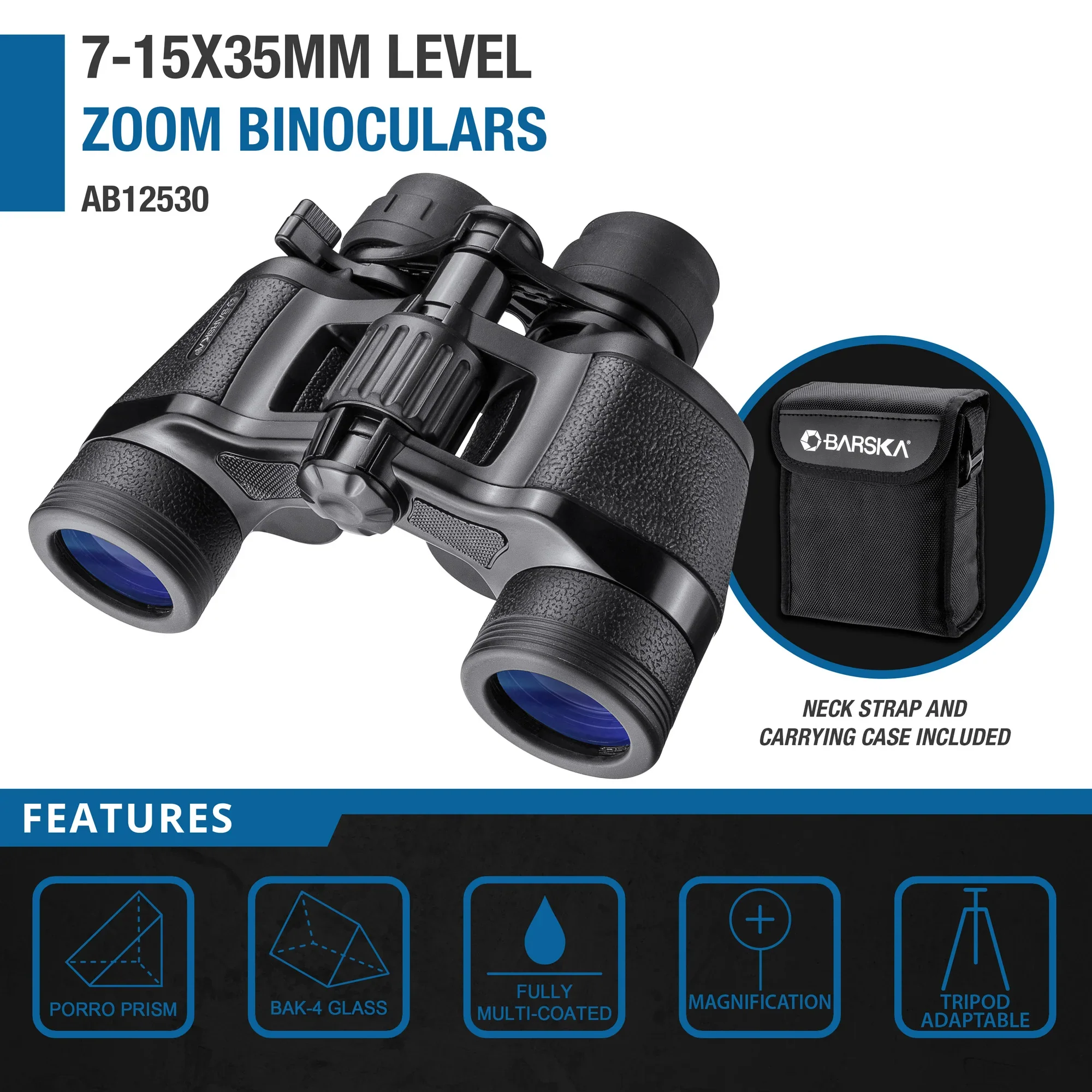 7-15x35mm Level Zoom Binoculars | AB12530 - Image 7