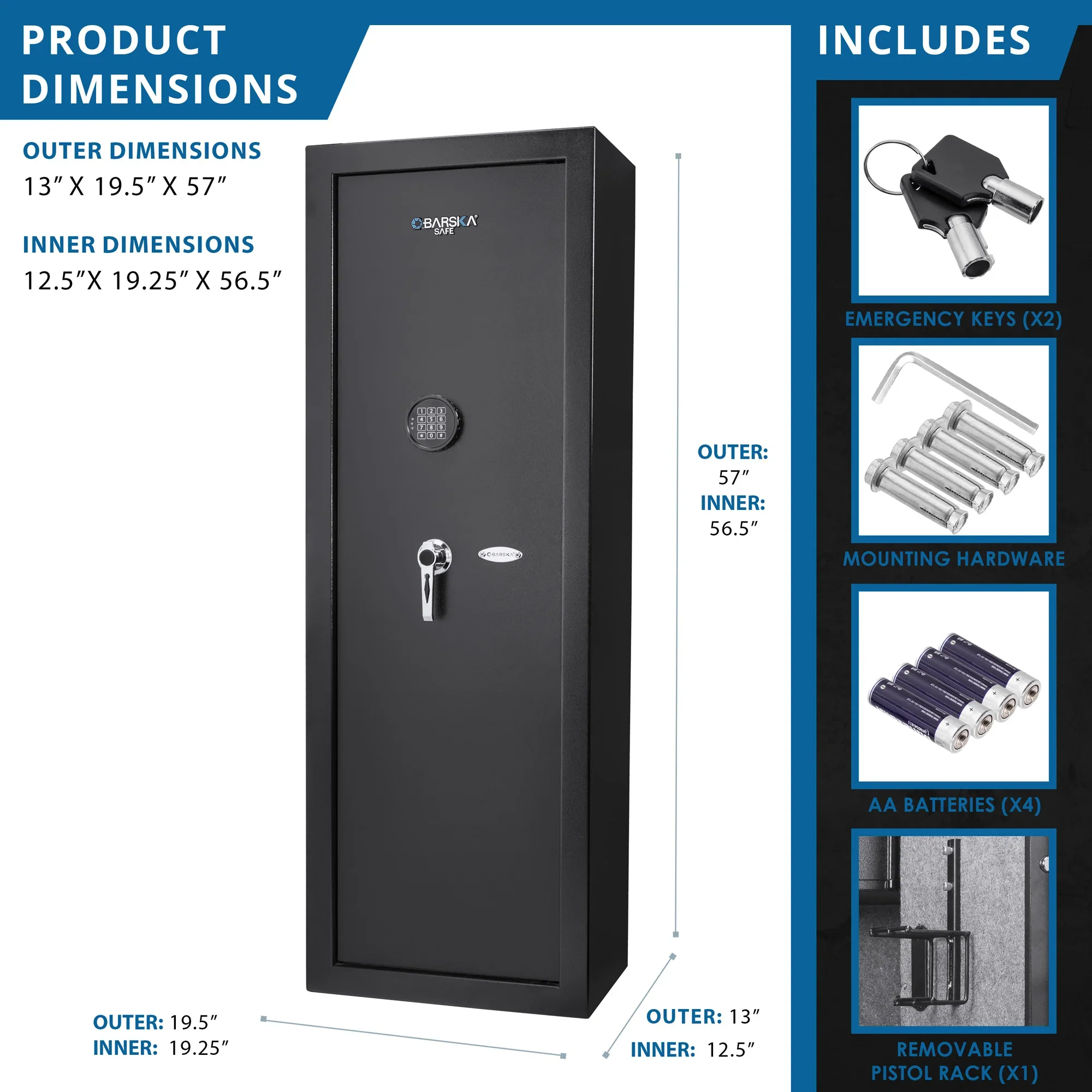 7.87 Cu. ft Digital Keypad Safe | AX13328 - Image 5