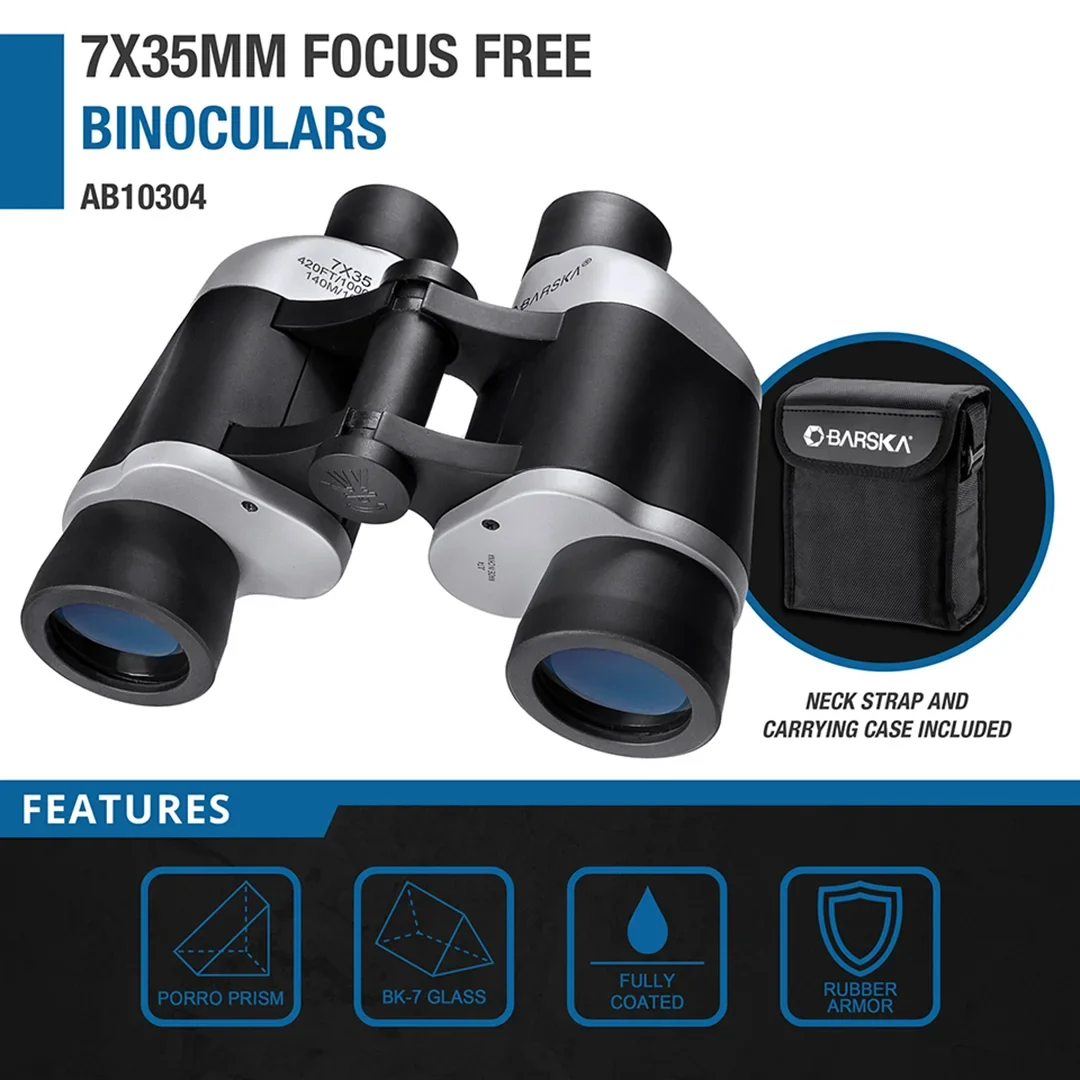 7x35mm Focus Free Binoculars | AB10304 - Image 4