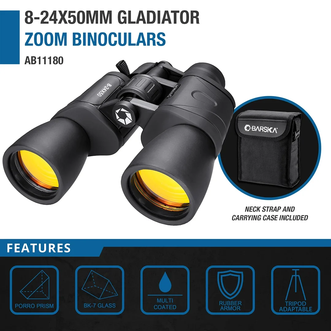8-24x50mm Gladiator Zoom Binoculars | AB11180 - Image 8