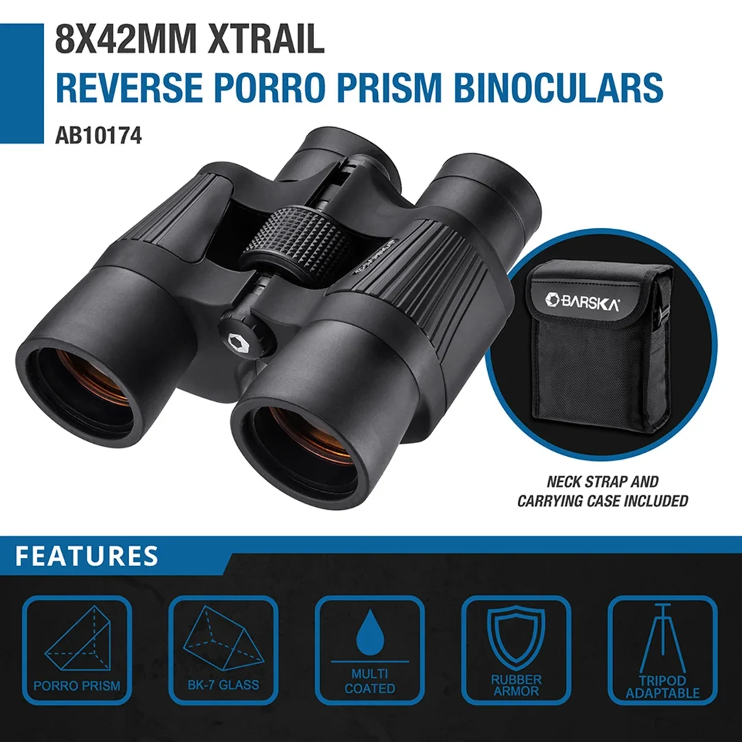 8x42mm X-Trail Reverse Porro Binoculars | AB10174 - Image 7