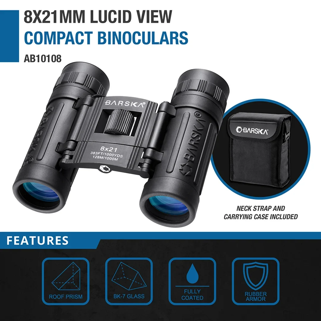 8x21mm Lucid View Compact Binoculars, 1st Gen | AB10108 - Image 5