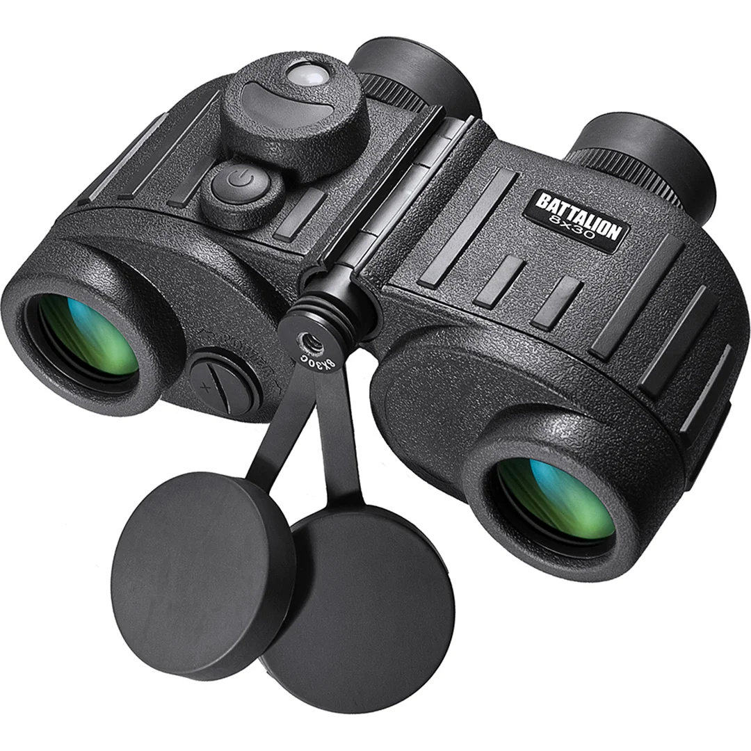 8x30mm Battalion Waterproof Range Finding Compass Illuminated Reticle Binoculars | AB11776