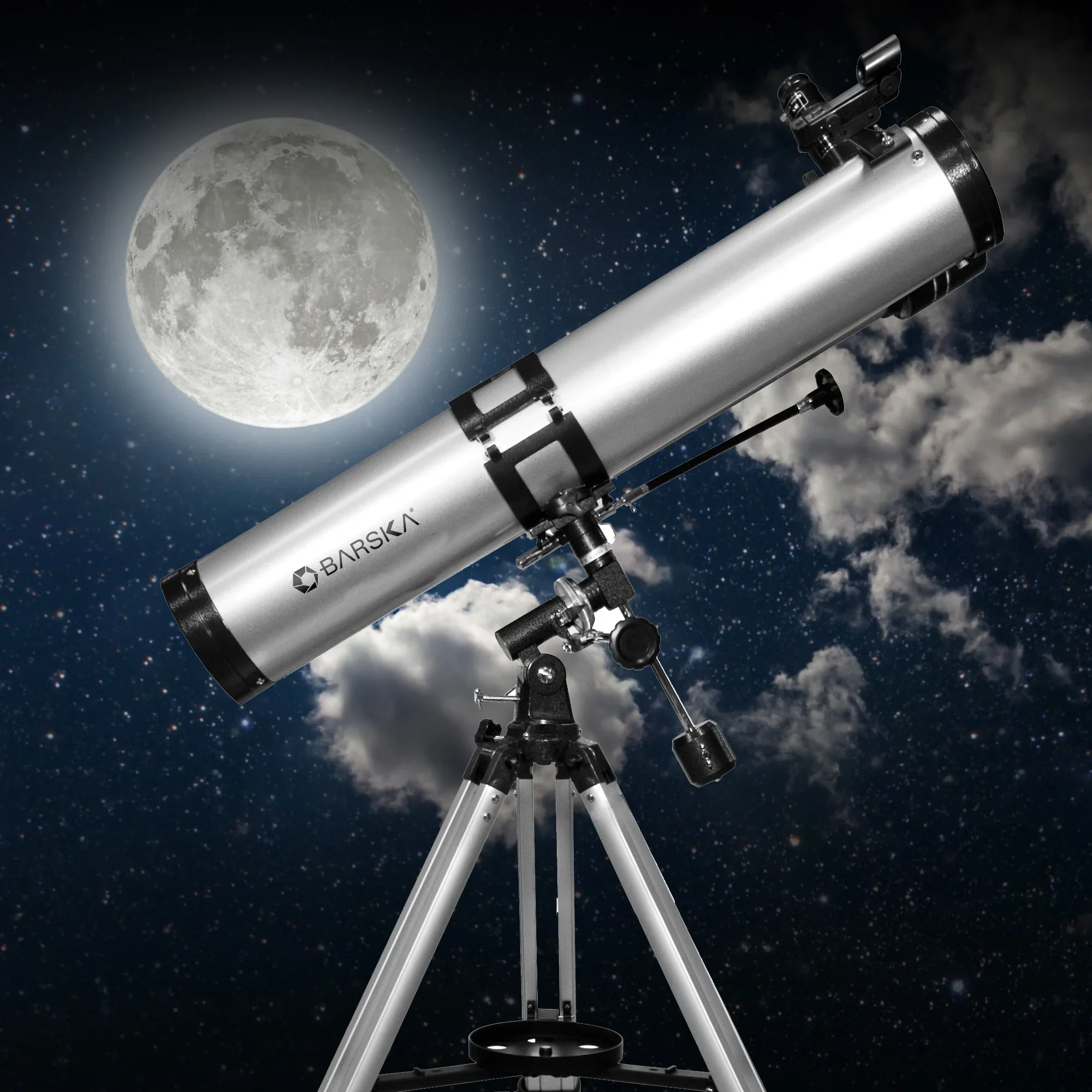 900114 - 675 Power Starwatcher Reflector Telescope with Equatorial Mount | AE10758 - Image 8