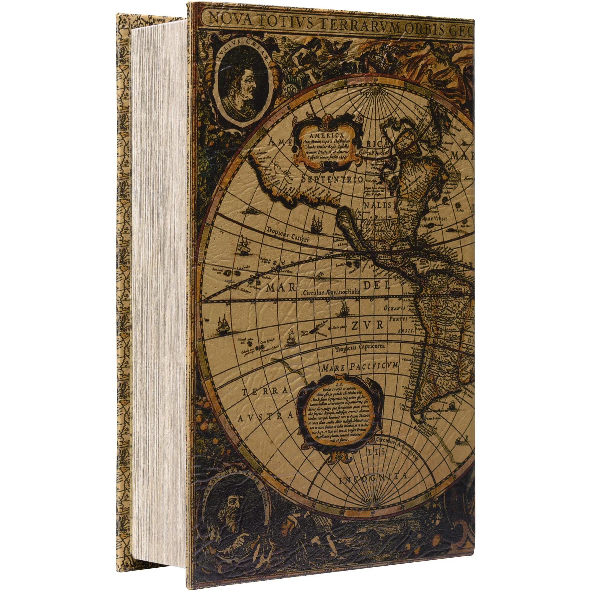 Antique Map Book Lock Box | CB12480 - Image 7