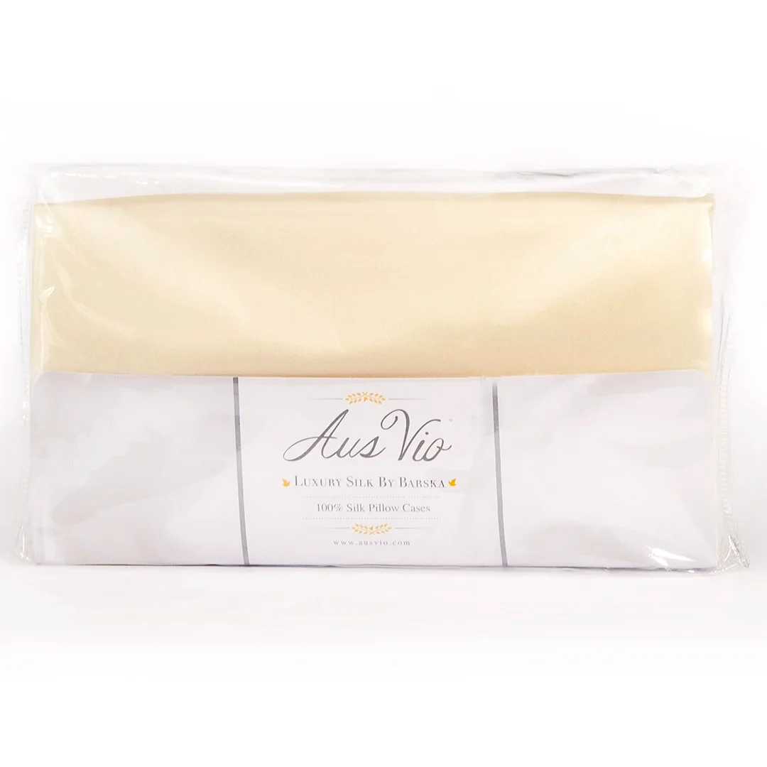Aus Vio 100% Natural Charmeuse Silk Satin Luxurious Pillowcase, King/California King, Dawn Color | BM12064 - Image 4